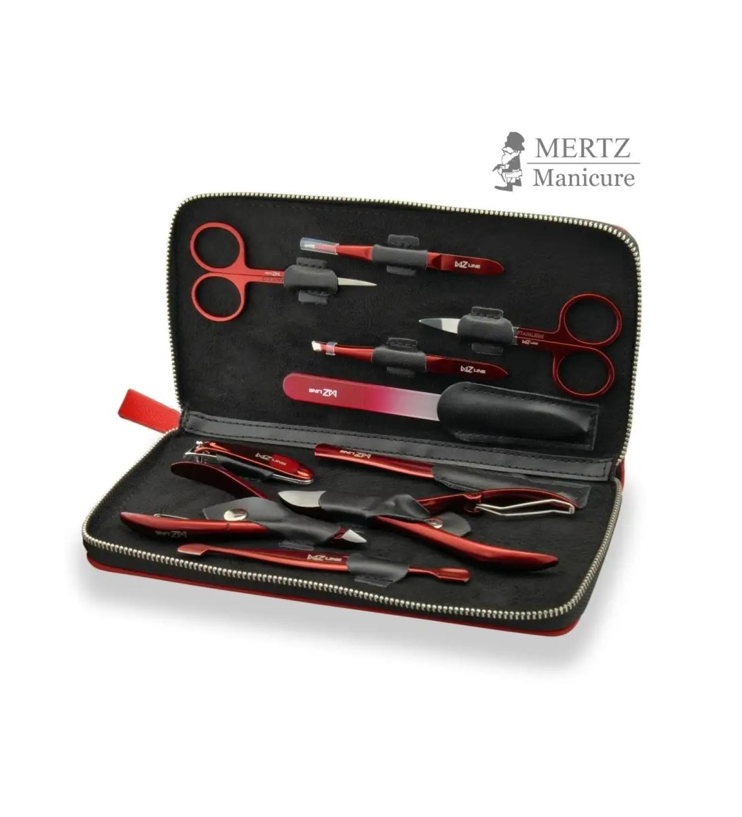 MERTZ Manicure set 10 objects for nail care