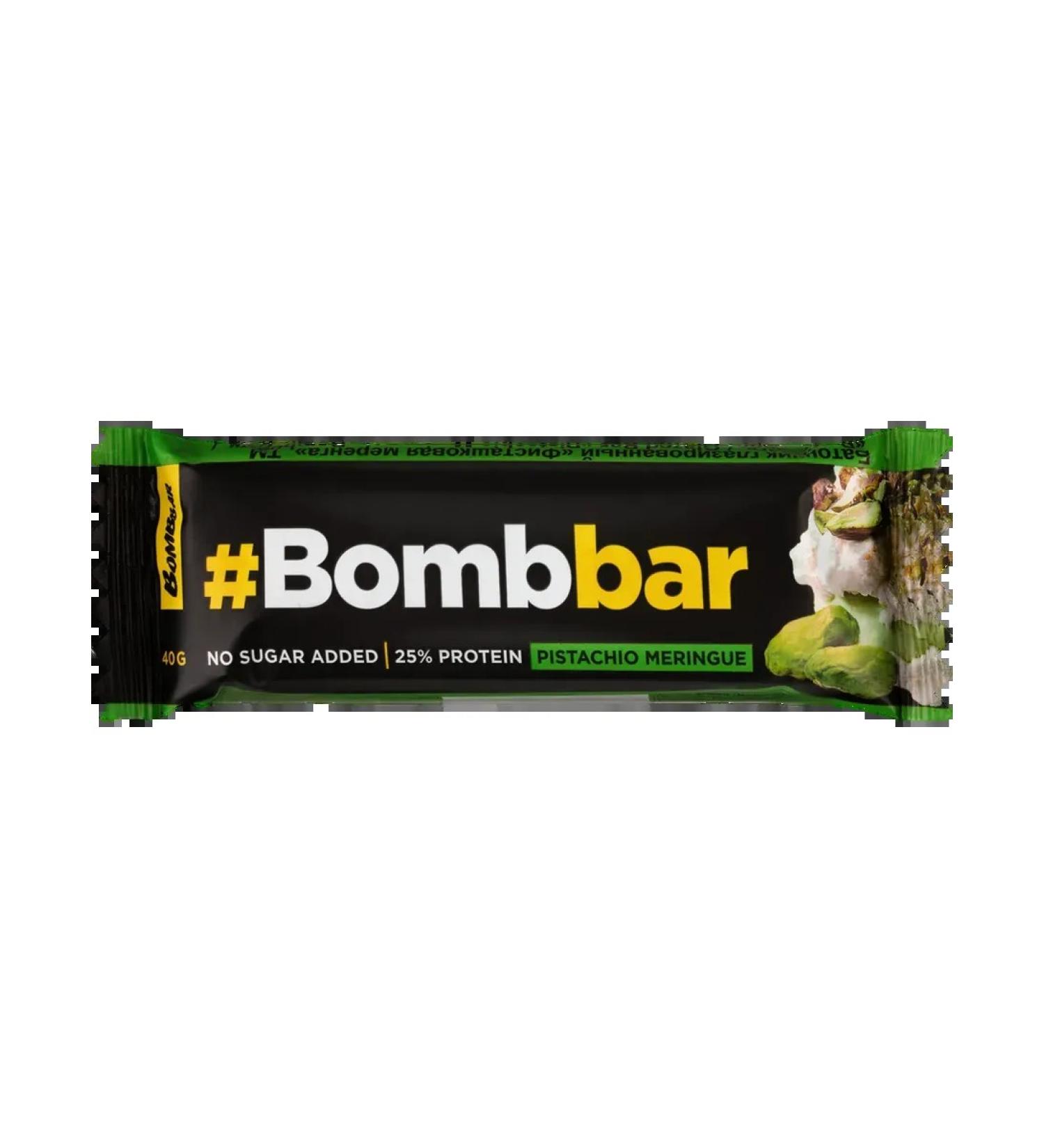 BombBar Batonchik protein pistachio merenga in 9pcs