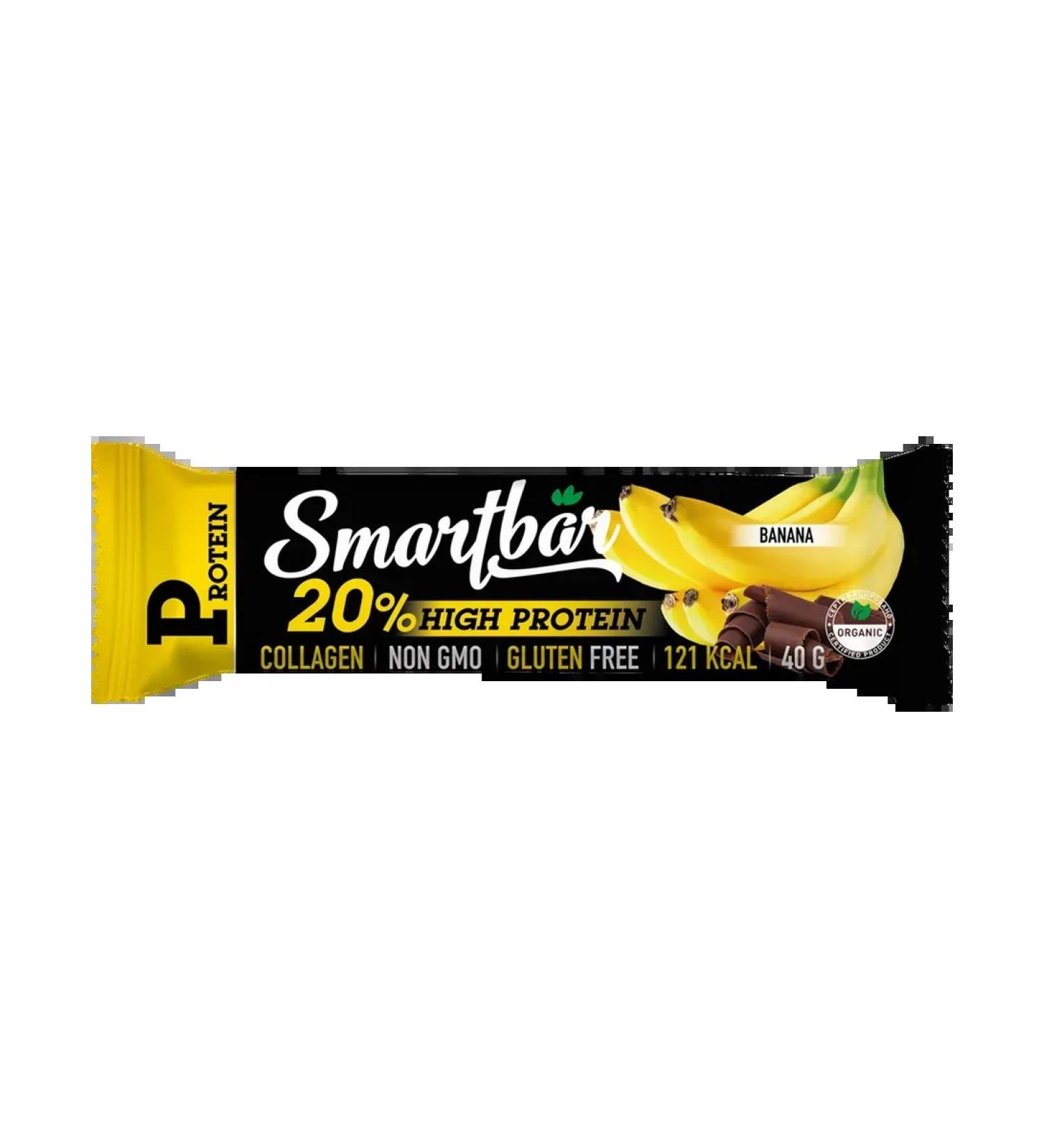Smartbar Protein -protein bar banana in dark 5pcs