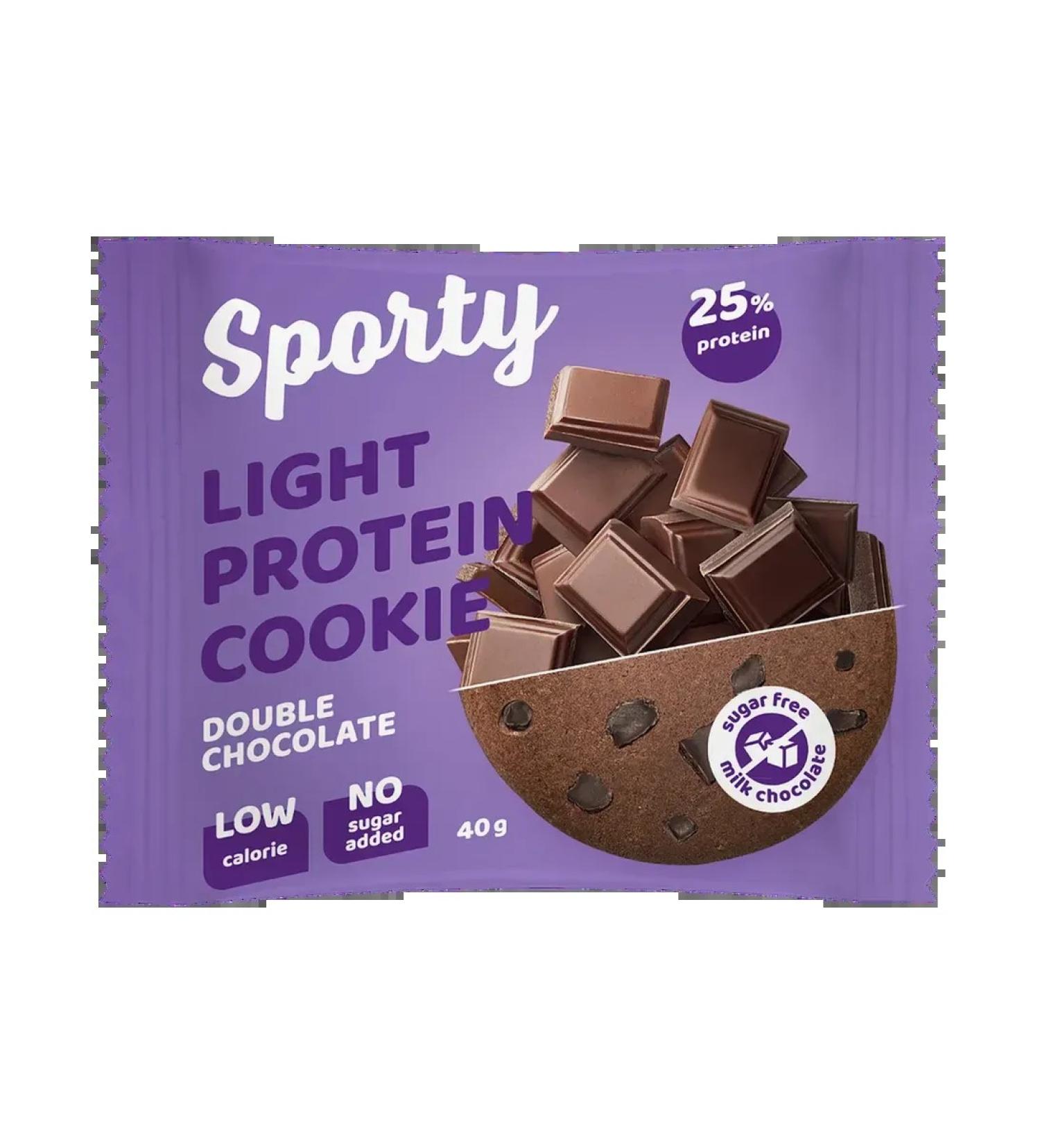 Sporty Protein Light Double Cookies Double 8pcs
