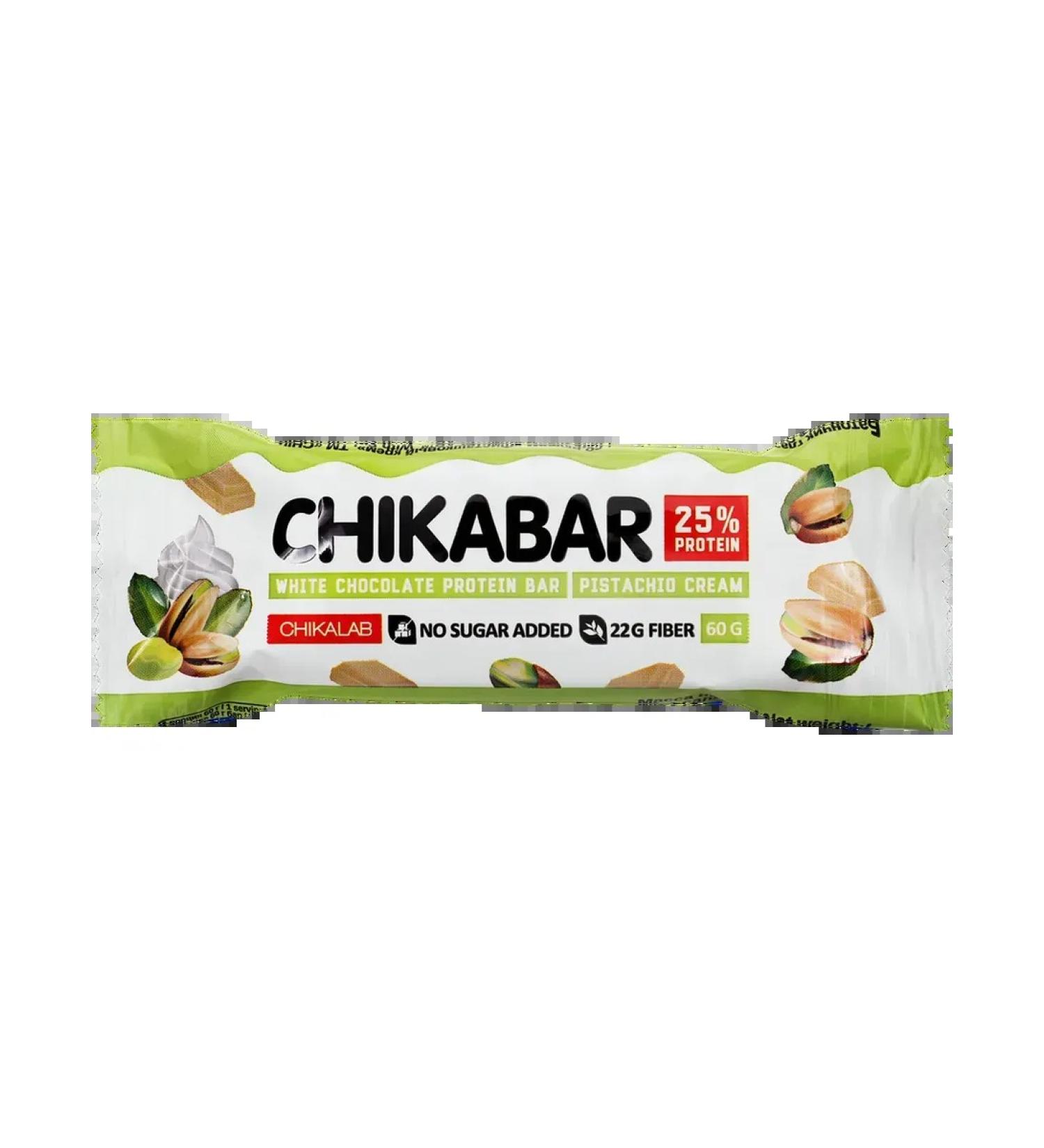 CHIKALAB Protein bar with pistachio filling 1pc
