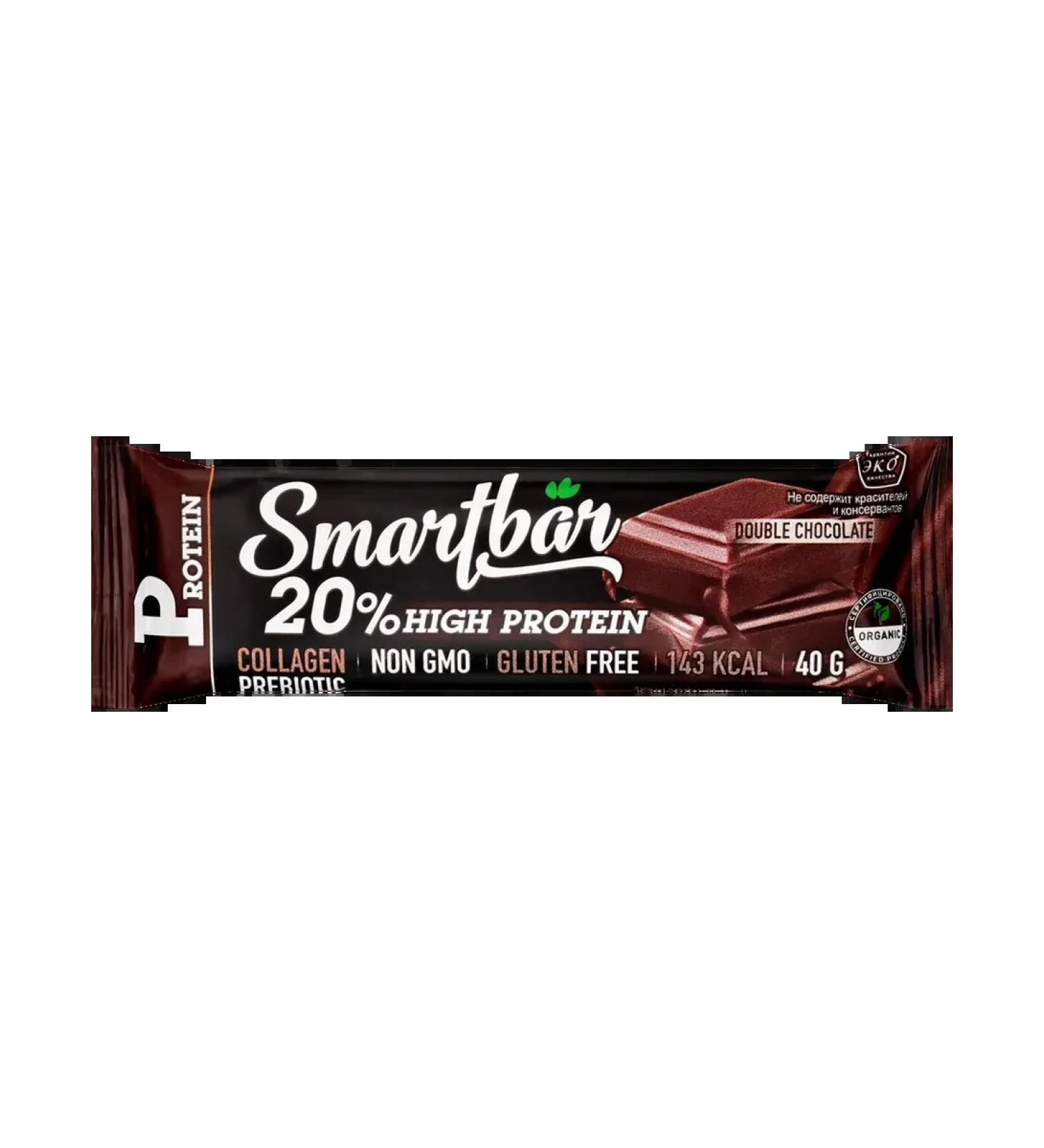Smartbar Protein -protein bar double chocolate 6pcs