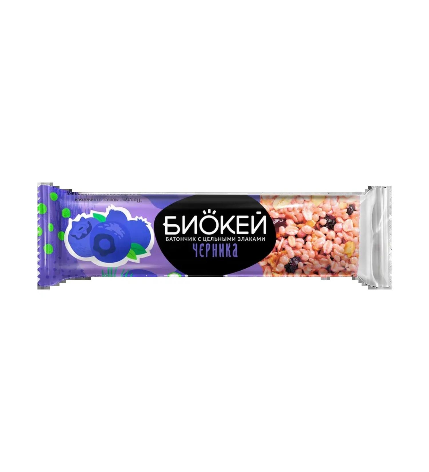 BIOKEY Fruit-green bar with blueberries and 1pc