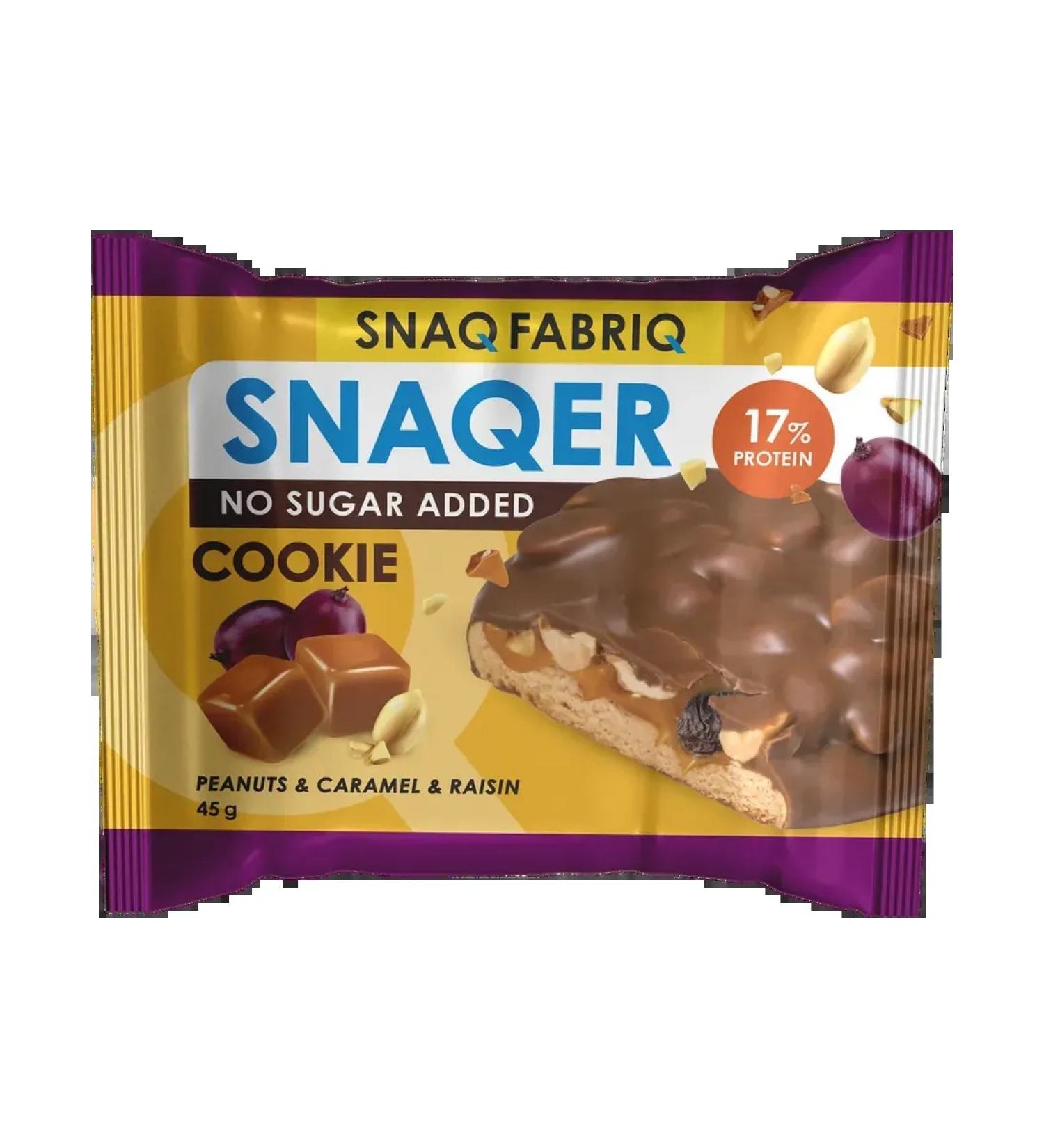 Snaq Fabriq Arachis cookies raisins and caramel 6pcs
