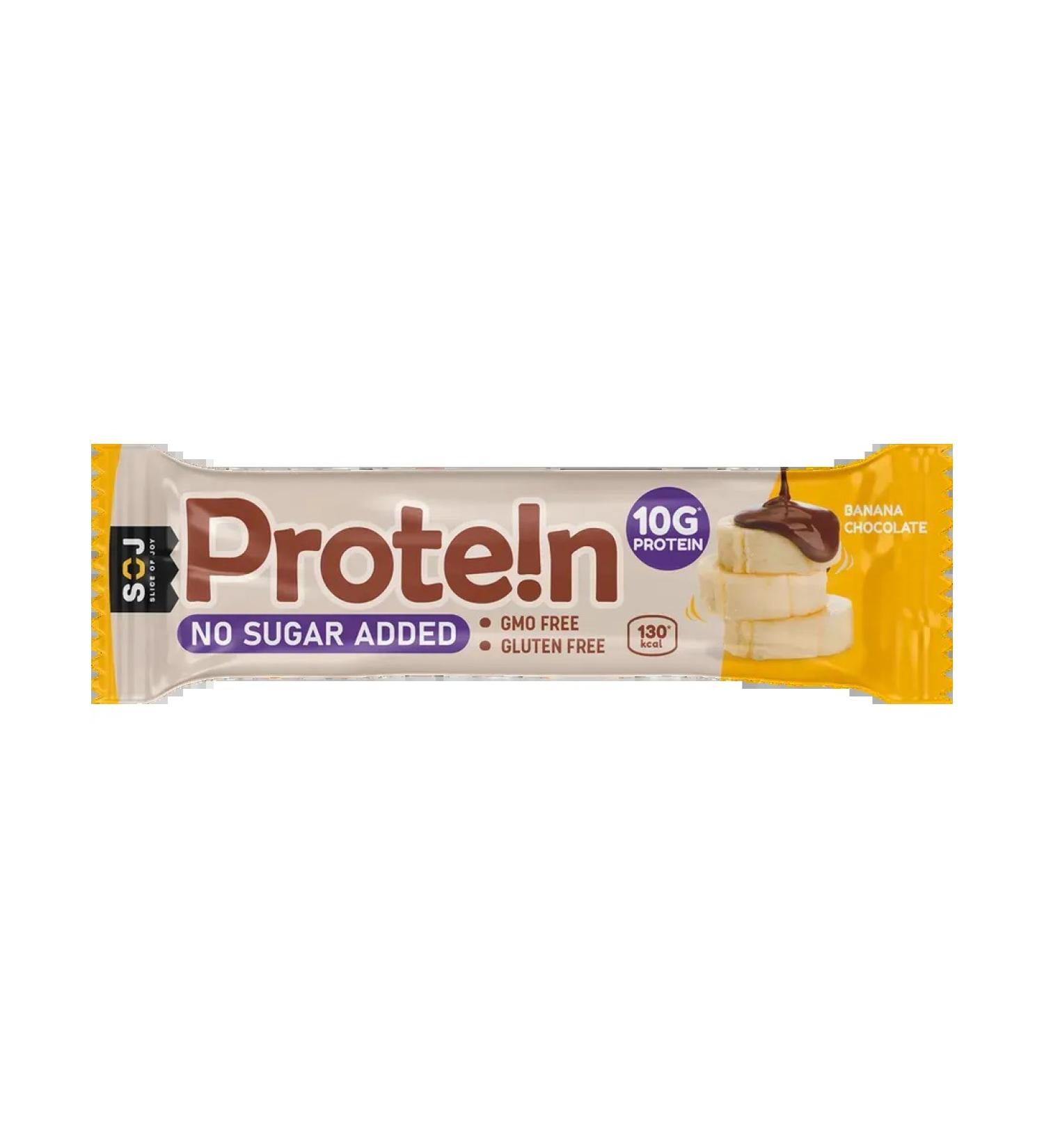SOJ Protein Baton Prote! N Bar chocolate Banan 3pcs