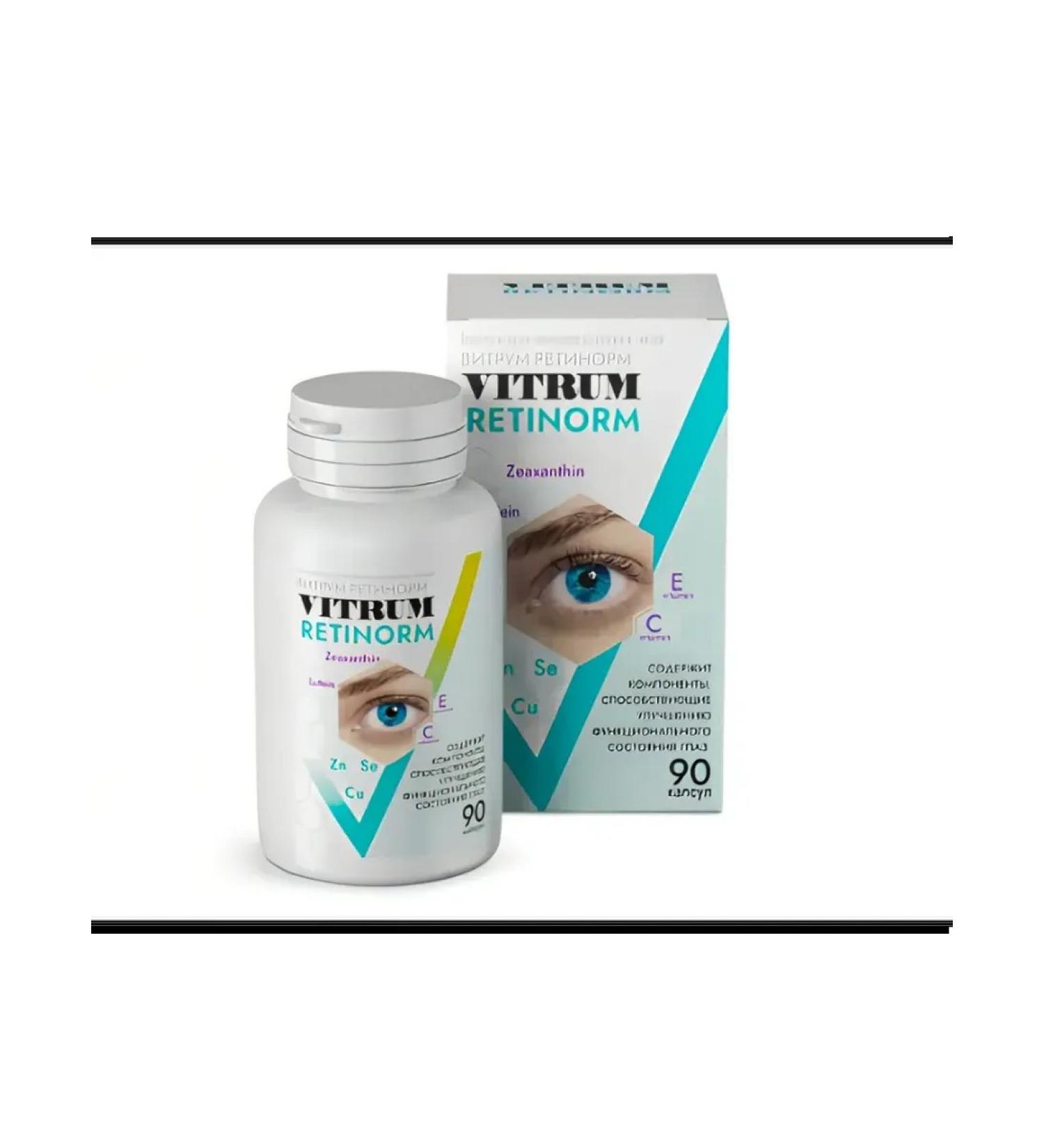 Vitrum Retinorm for Eye Health 90 capsules of 598 mg