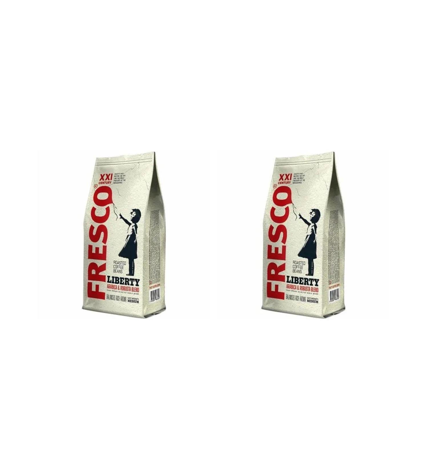 FRESCO Liberty coffee in grains 900 g - 2pcs