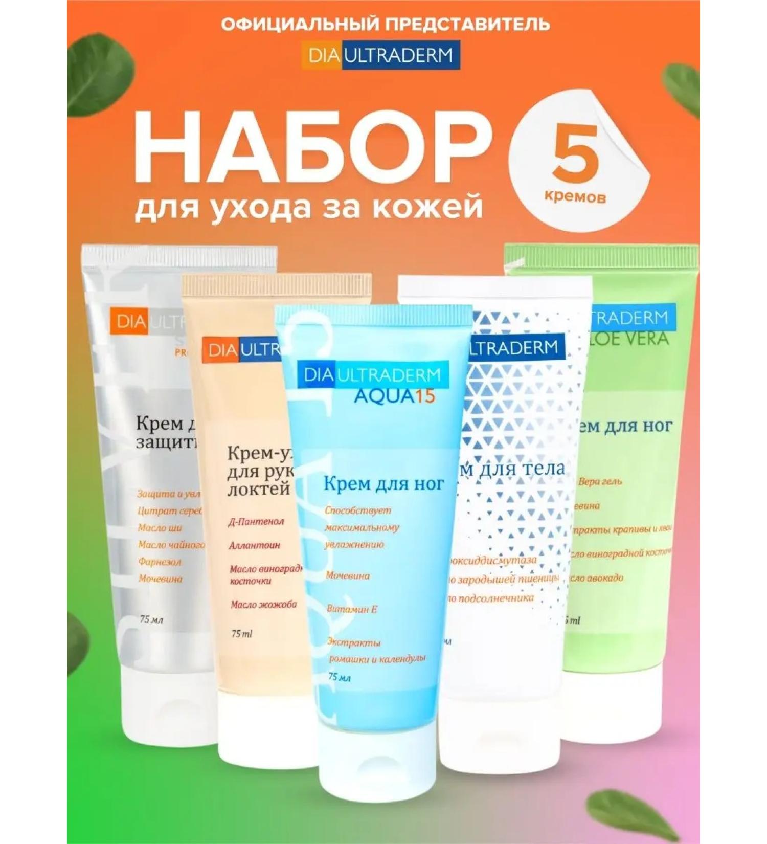 DIAULTRADERM Set of skin care creams