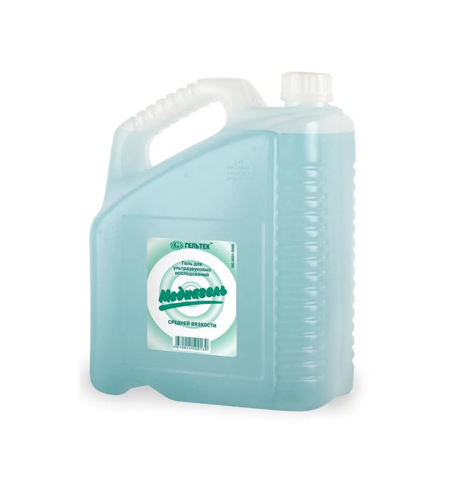 Geltek Gel for ultrasound 5 kg media gel viscosity of color