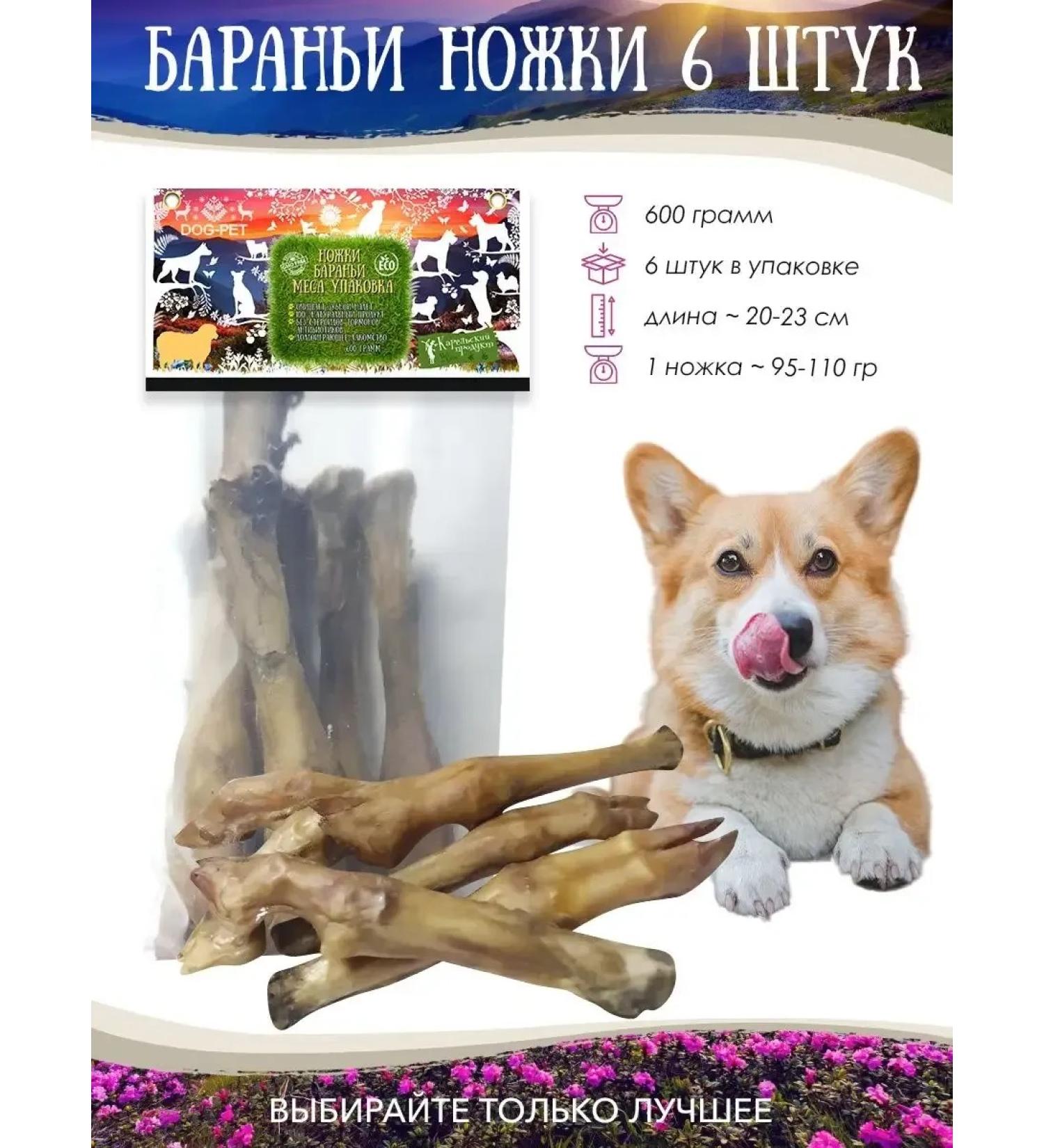Baked lamb legs for dogs 6 pieces - Buy Online on GoSupps.com