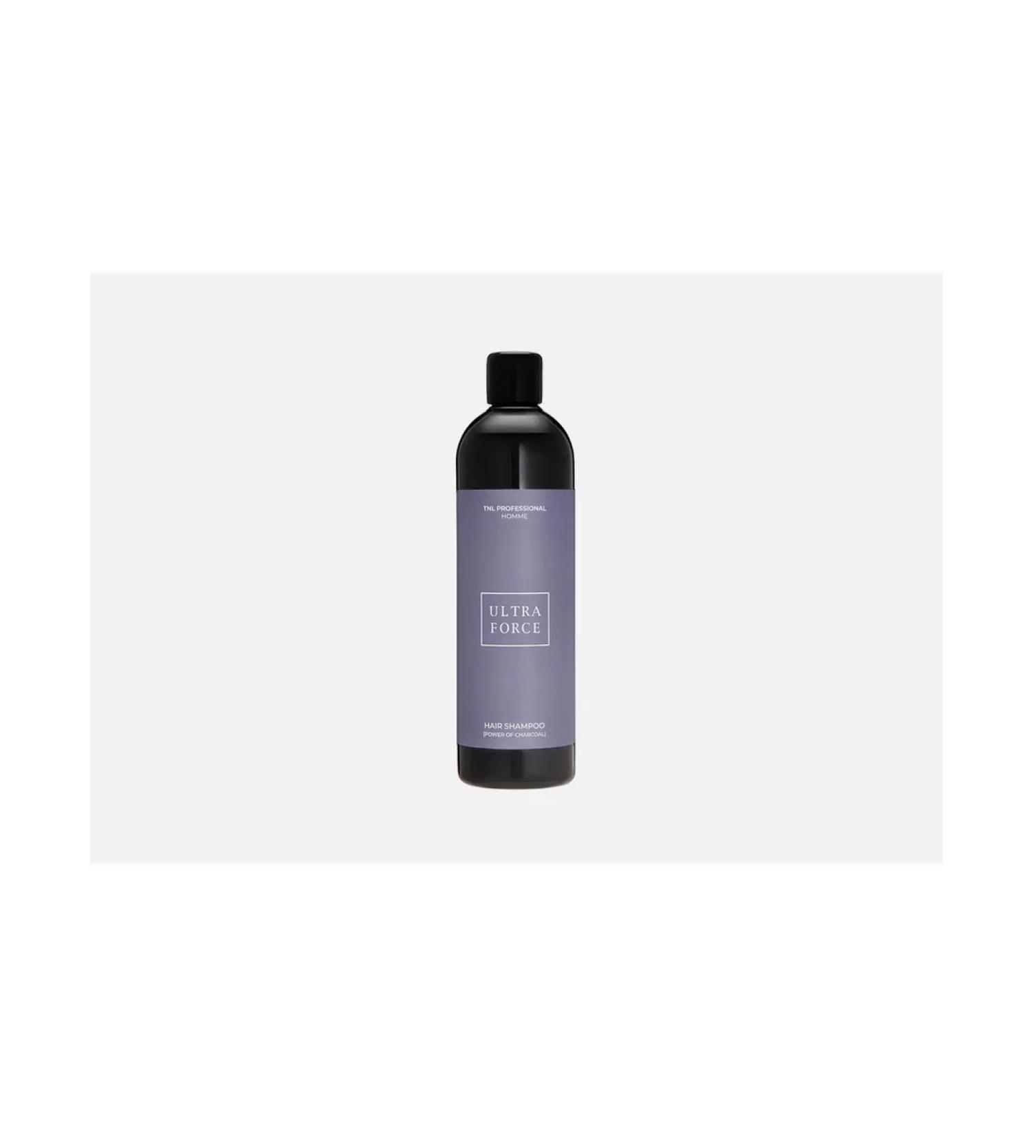 TNL PROFESSIONAL Hair shampoo 400 ml Ultra Force Black Charcoal