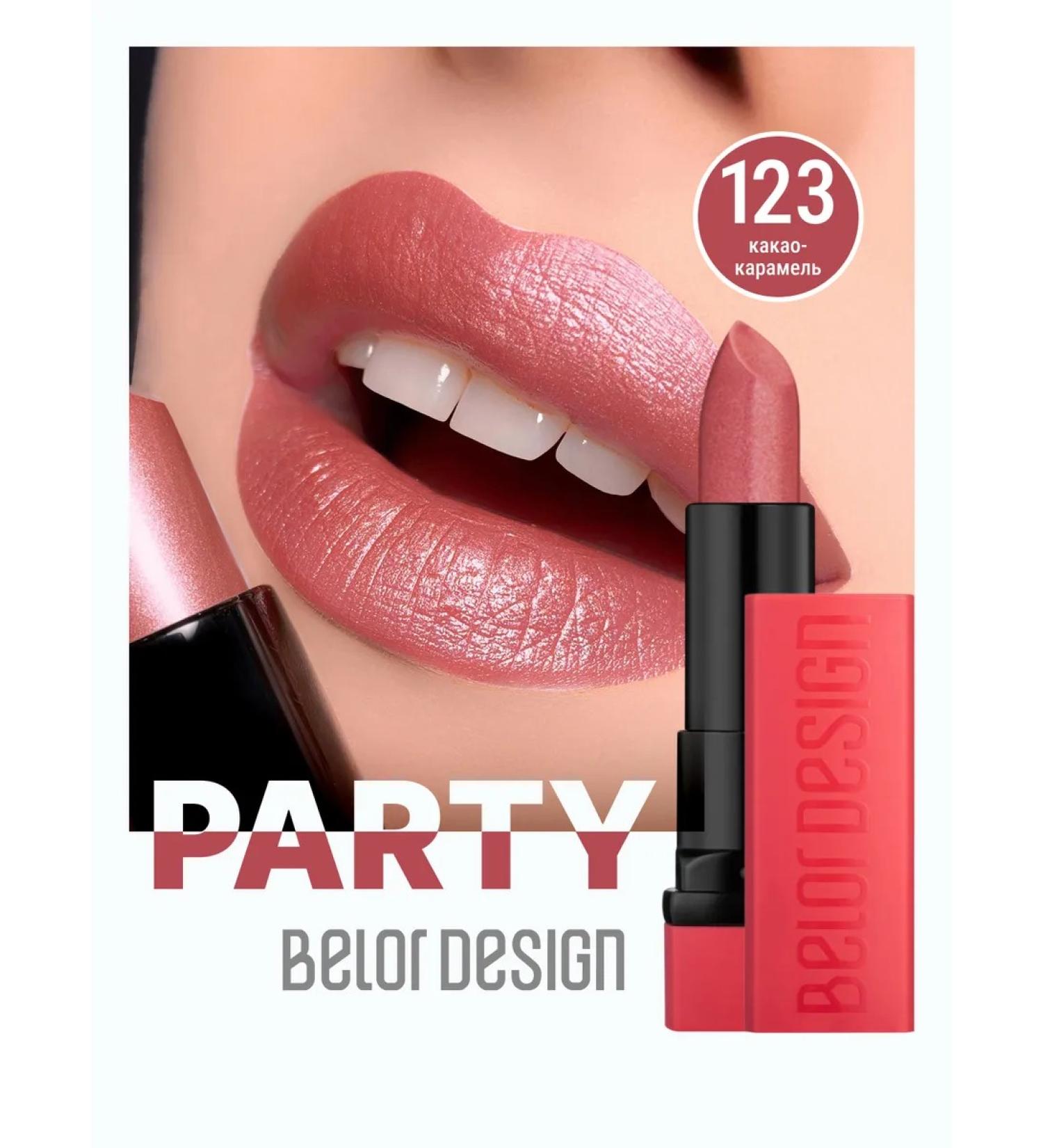 BELOR DESIGN Moisturizing lipstick tone 123 - Buy Online on GoSupps.com
