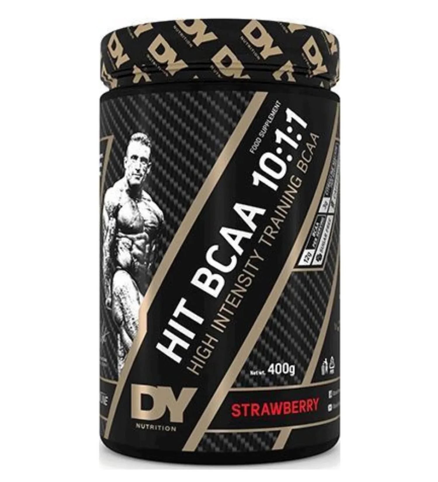 Dorian Yates Nutrition Amino acids Dorian Yates Hit BCAA 10 1 1 400G strawberries - Buy Online on GoSupps.com