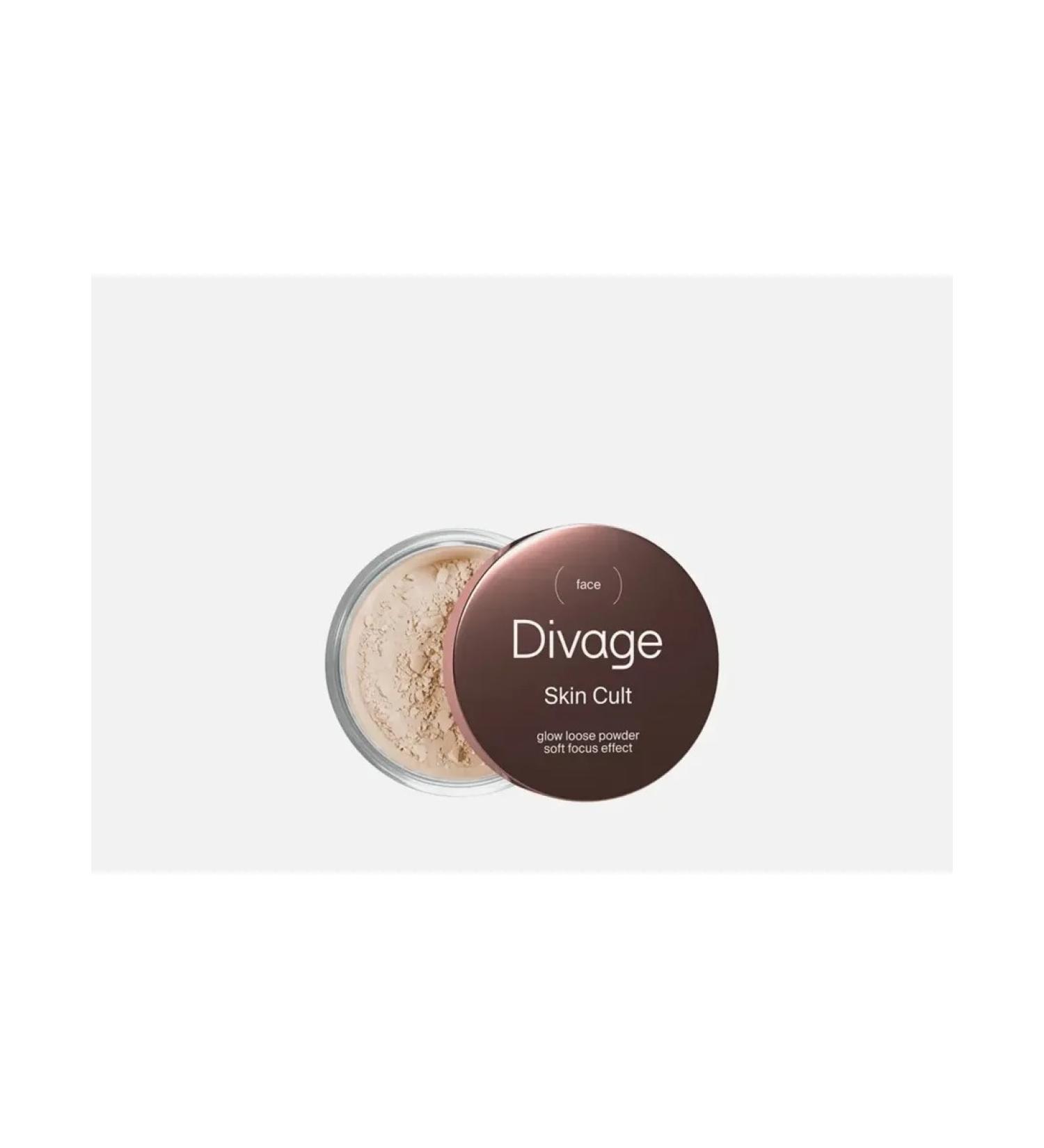 Powder crumbly shining Divage Skin Cult Glow Loose Powder