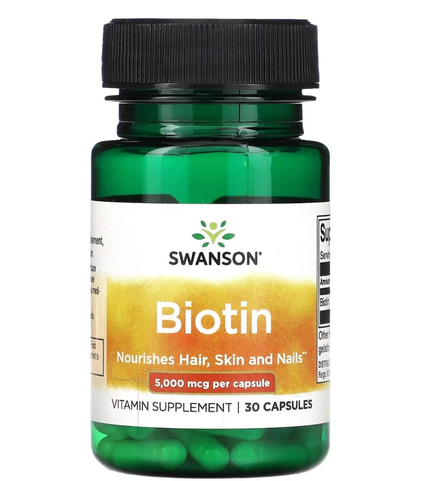 Swanson Vitamin B7 Biotin 5000 - Buy Online on GoSupps.com