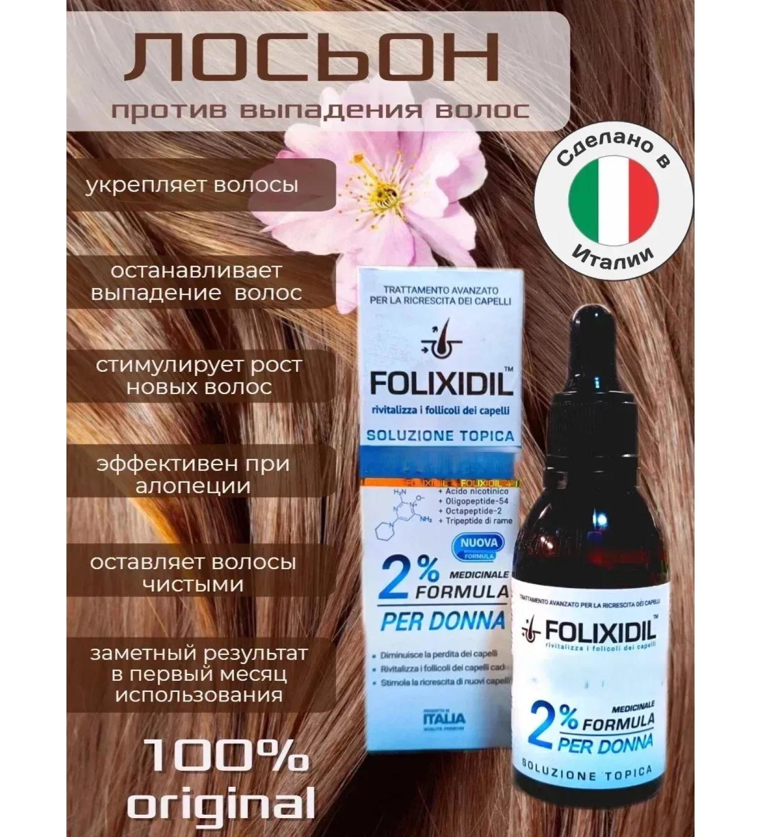 Folixidil 2% Lotion for hair growth Women's folsidyl 2% - Buy Online on GoSupps.com