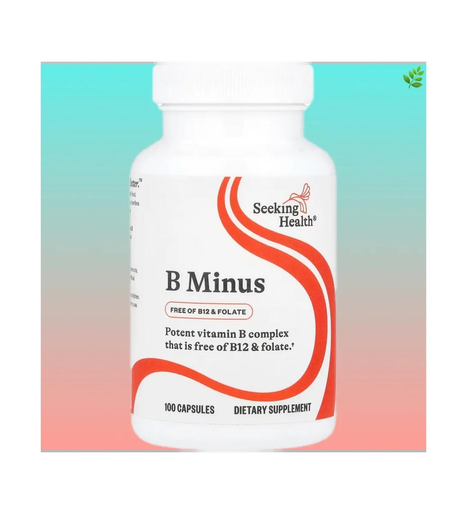 Seeking Health B vitamins B Minus 100 capsules