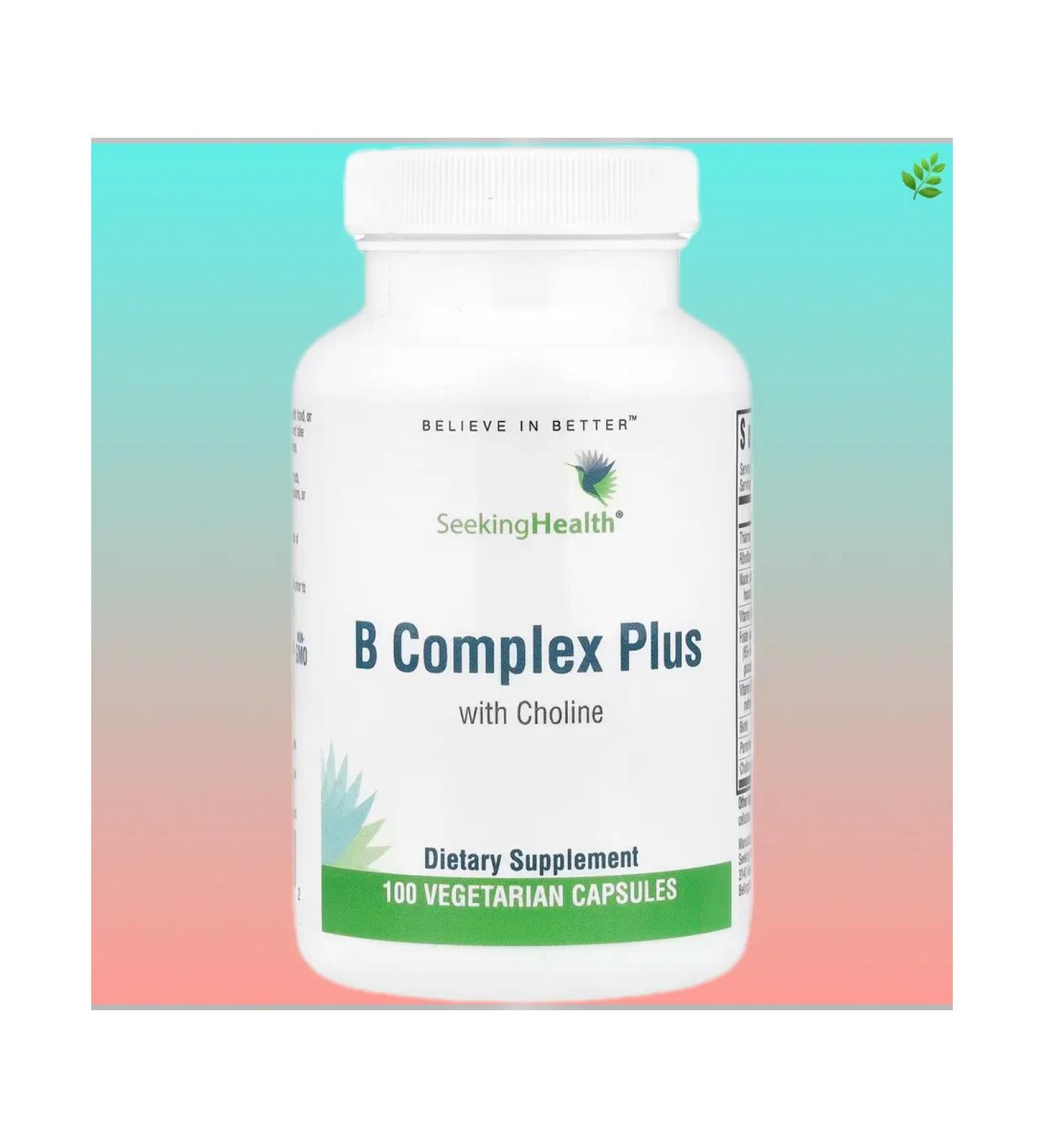Seeking Health B vitamins B Complex Plus 100 capsules