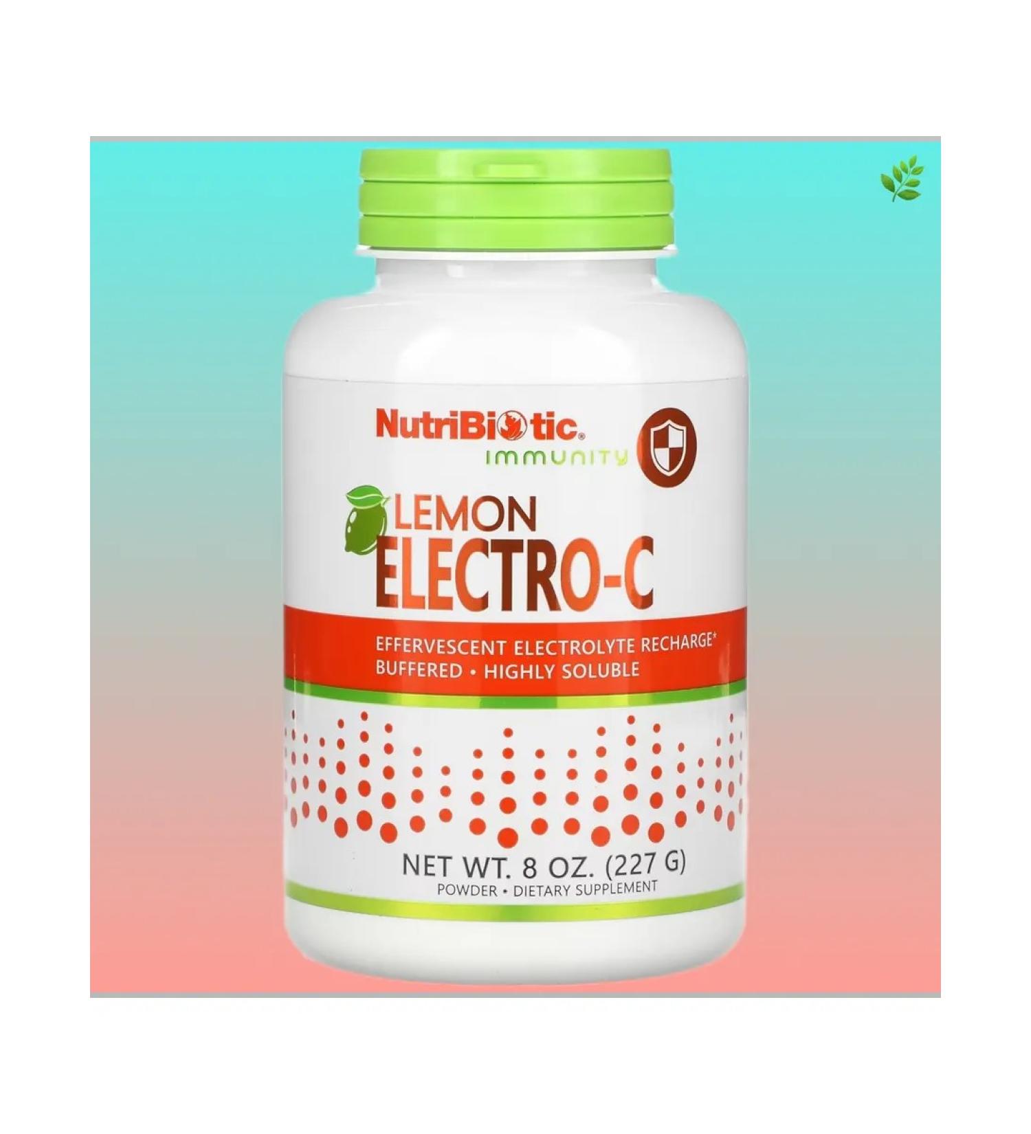 Vitamin C and electrolytes powder 227 g lemon