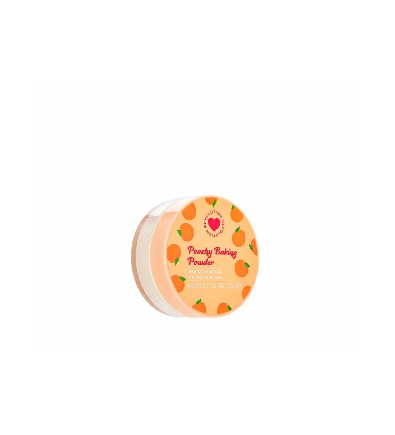 I Heart Revolution Face scattered powder Peach Loose Bucking Powder