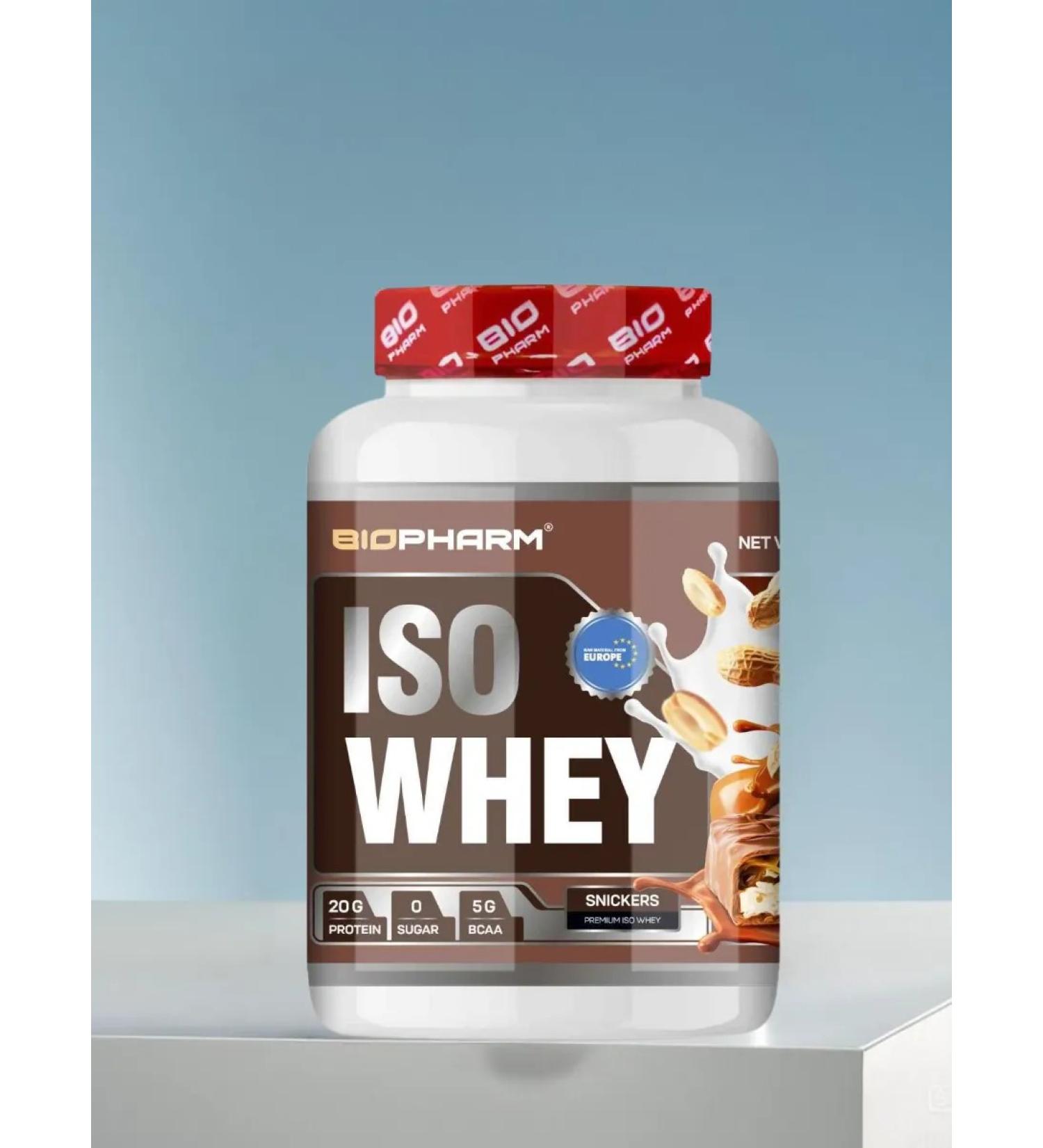 BioPharm Protein protein Premium ISO WHEY SCRONERS 908G