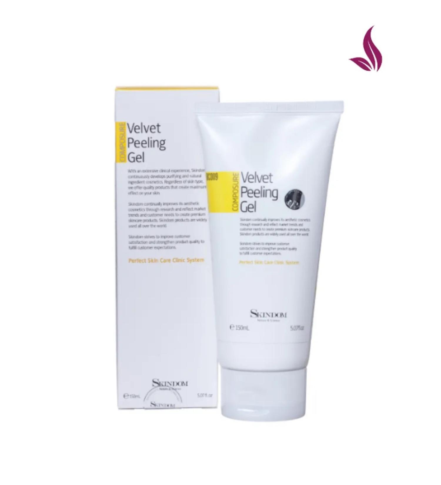 Skindom Facial Pilling Gel with Velvet Peeling Gel Papaya Extract - Buy Online on GoSupps.com