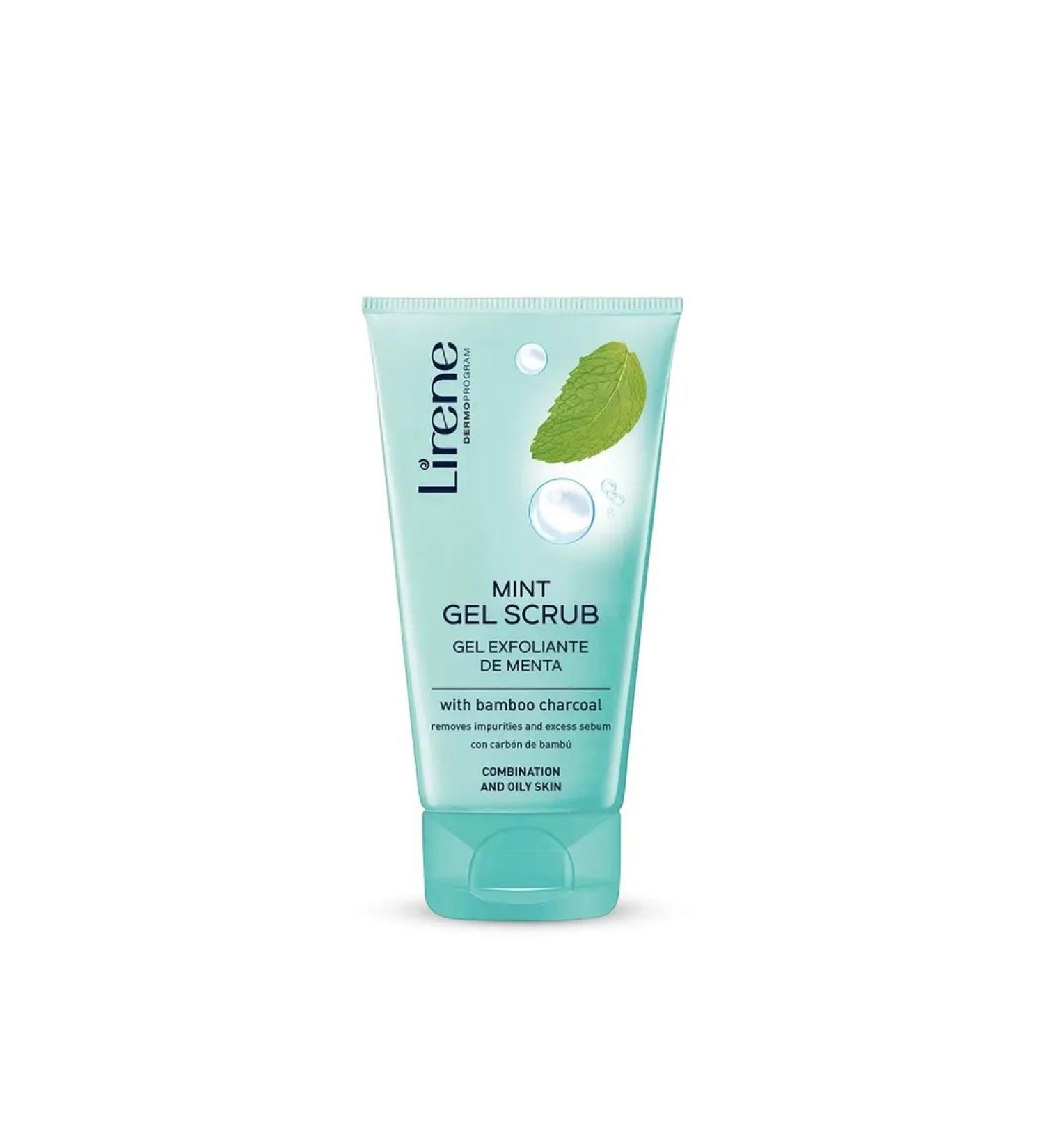Lirene Gel scrub for washing the face 150 ml of mint