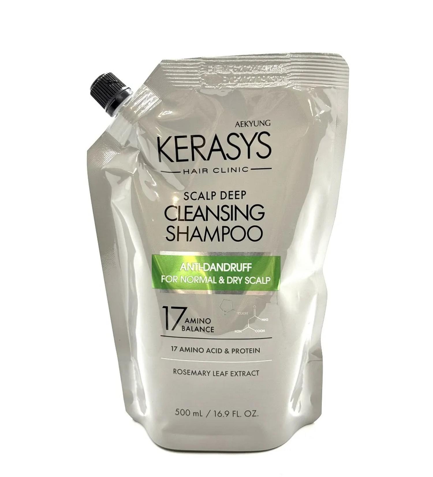 KeraSys Shampoo for the treatment of dry and normal scalp 500 ml - Buy Online on GoSupps.com