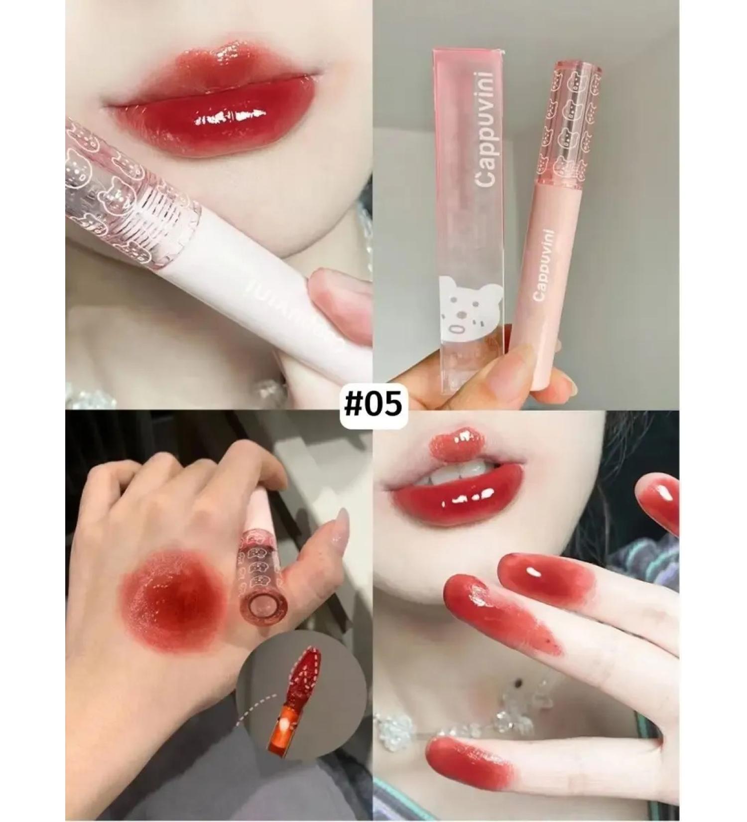 LipstickZone Shine oil balm tint for the lips Korean makeup lipstick nude - Buy Online on GoSupps.com