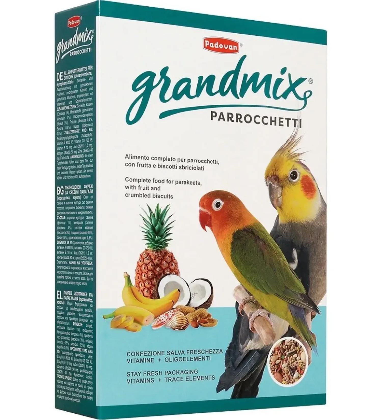 AnimadelicacieLabs Grandmix Parrocchetti Grandmix Medium Grain