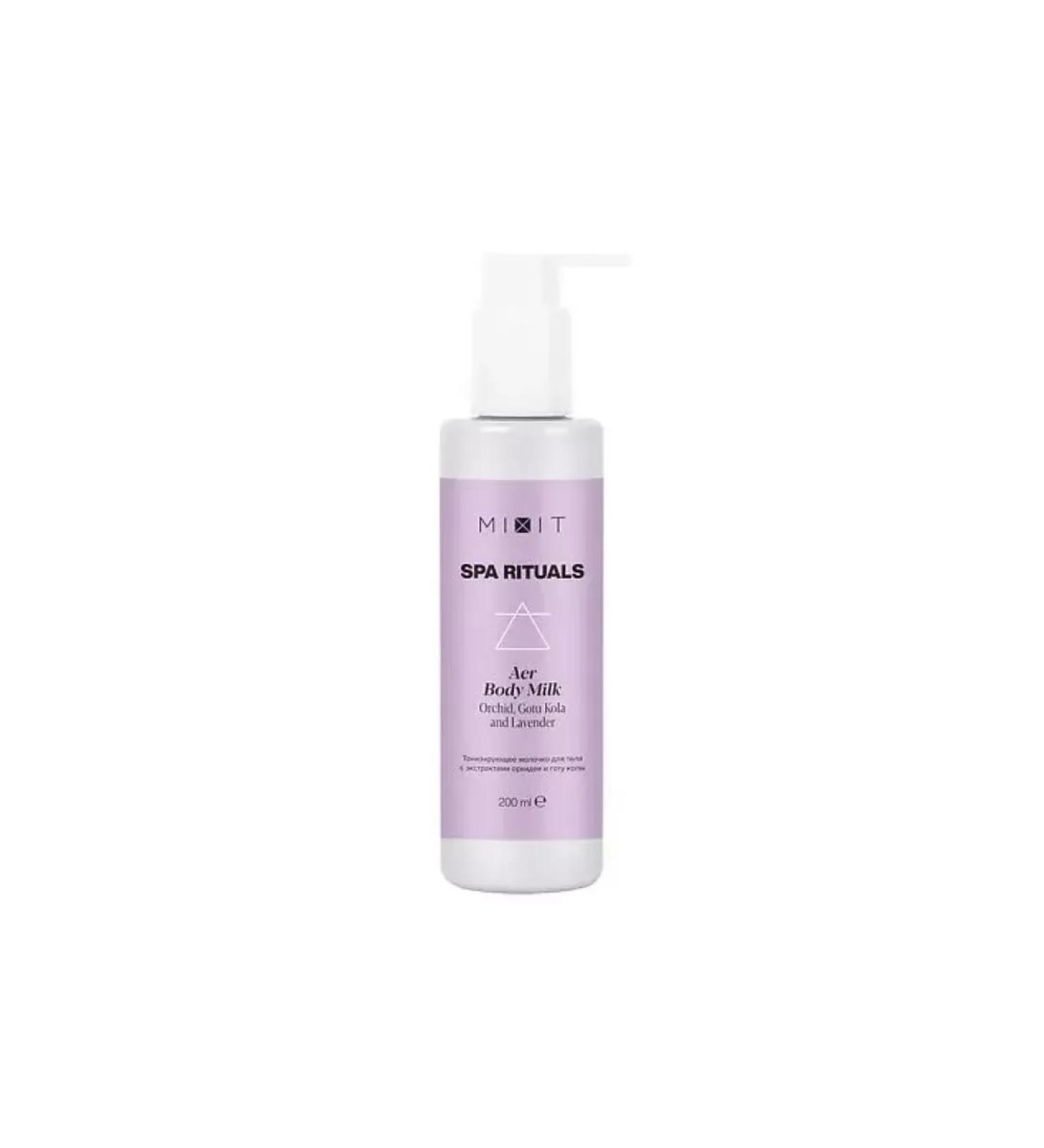 MIXIT Tonic milk for the body with orchids