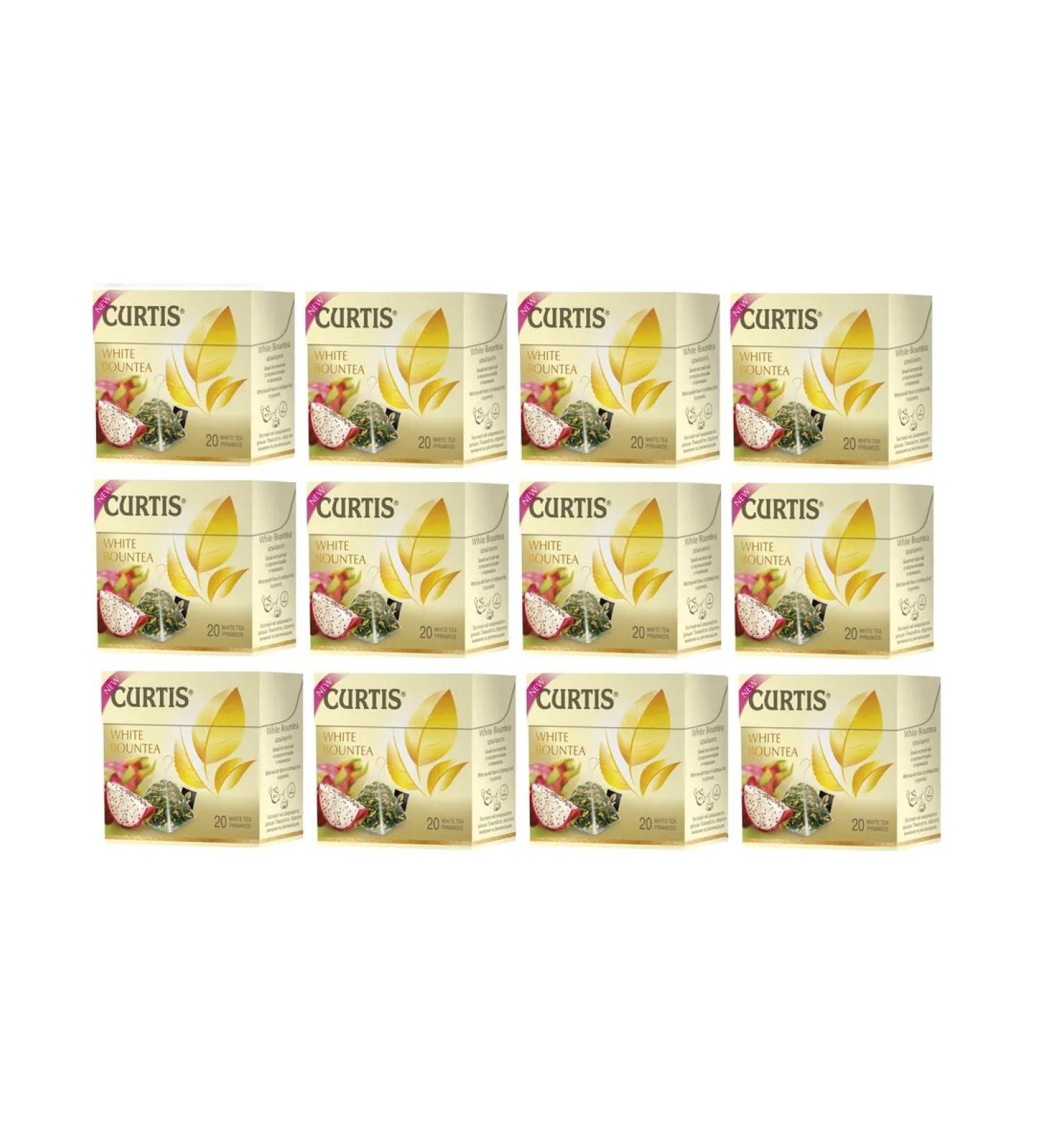 Curtis White White Bountea 20 Pyramids 12pcs