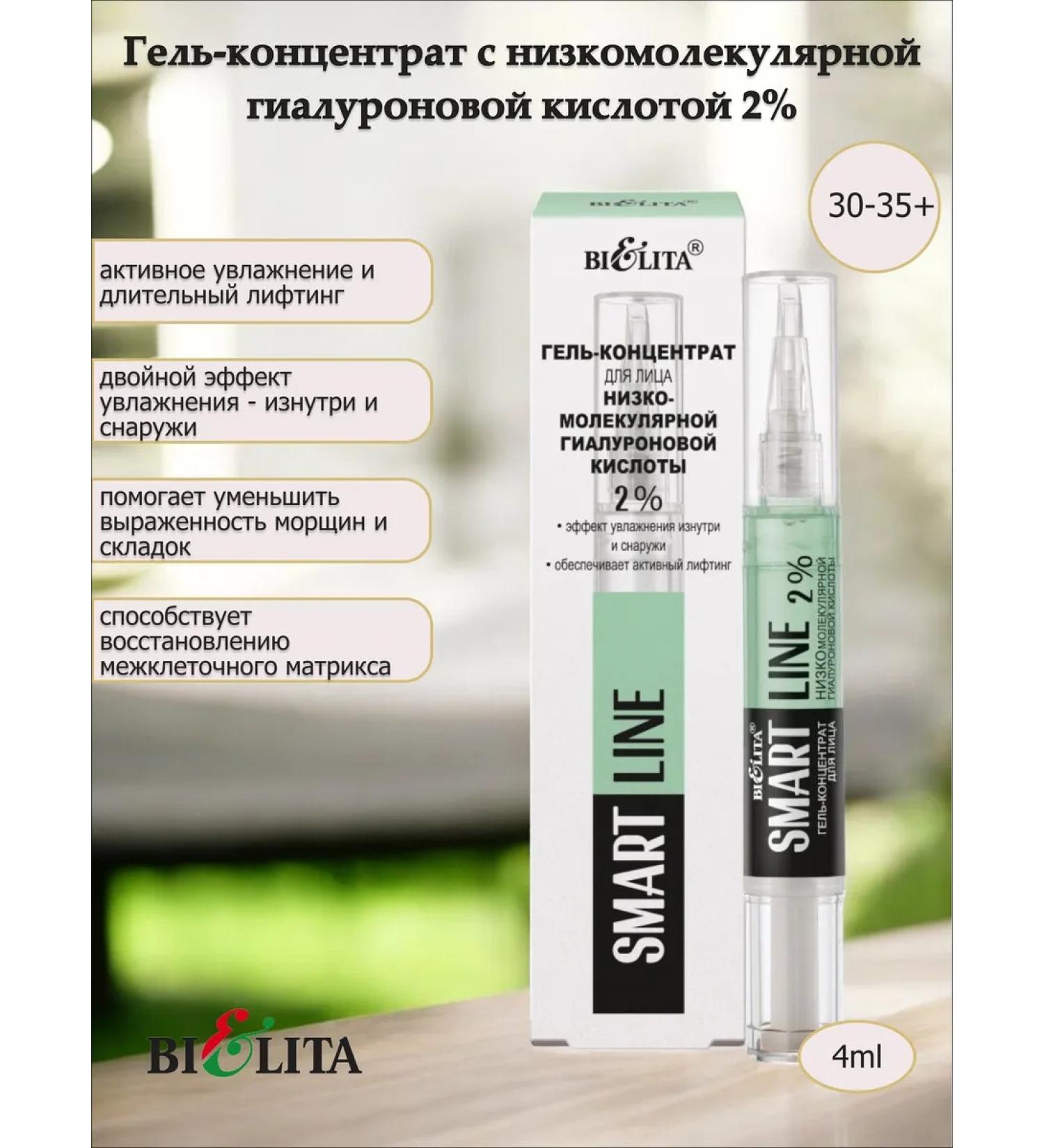 Belita Gel concentrate with low molecular weight hyaluronic acid 2% - Buy Online on GoSupps.com