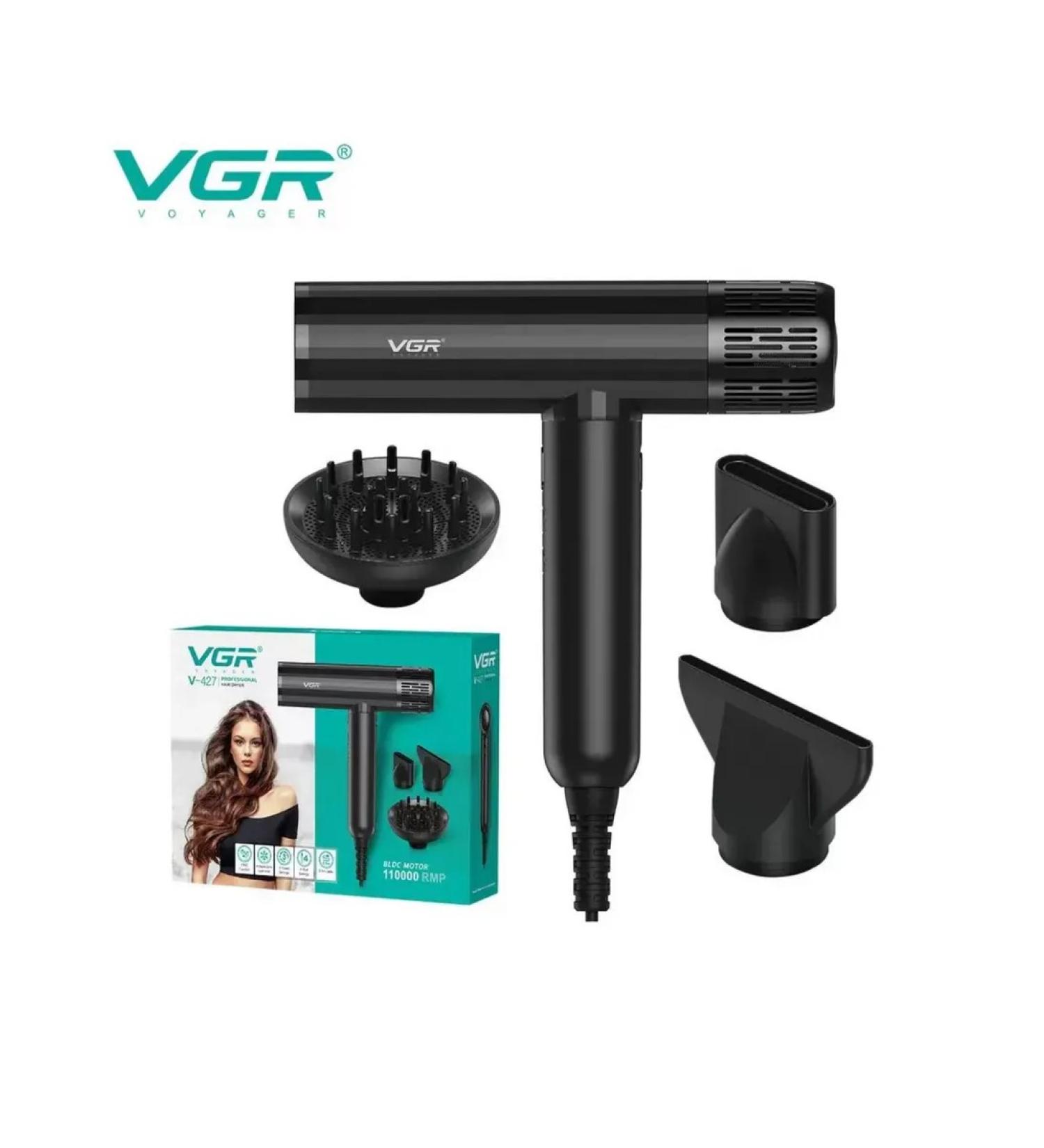 VGR Hair dryer with attachments - Buy Online on GoSupps.com