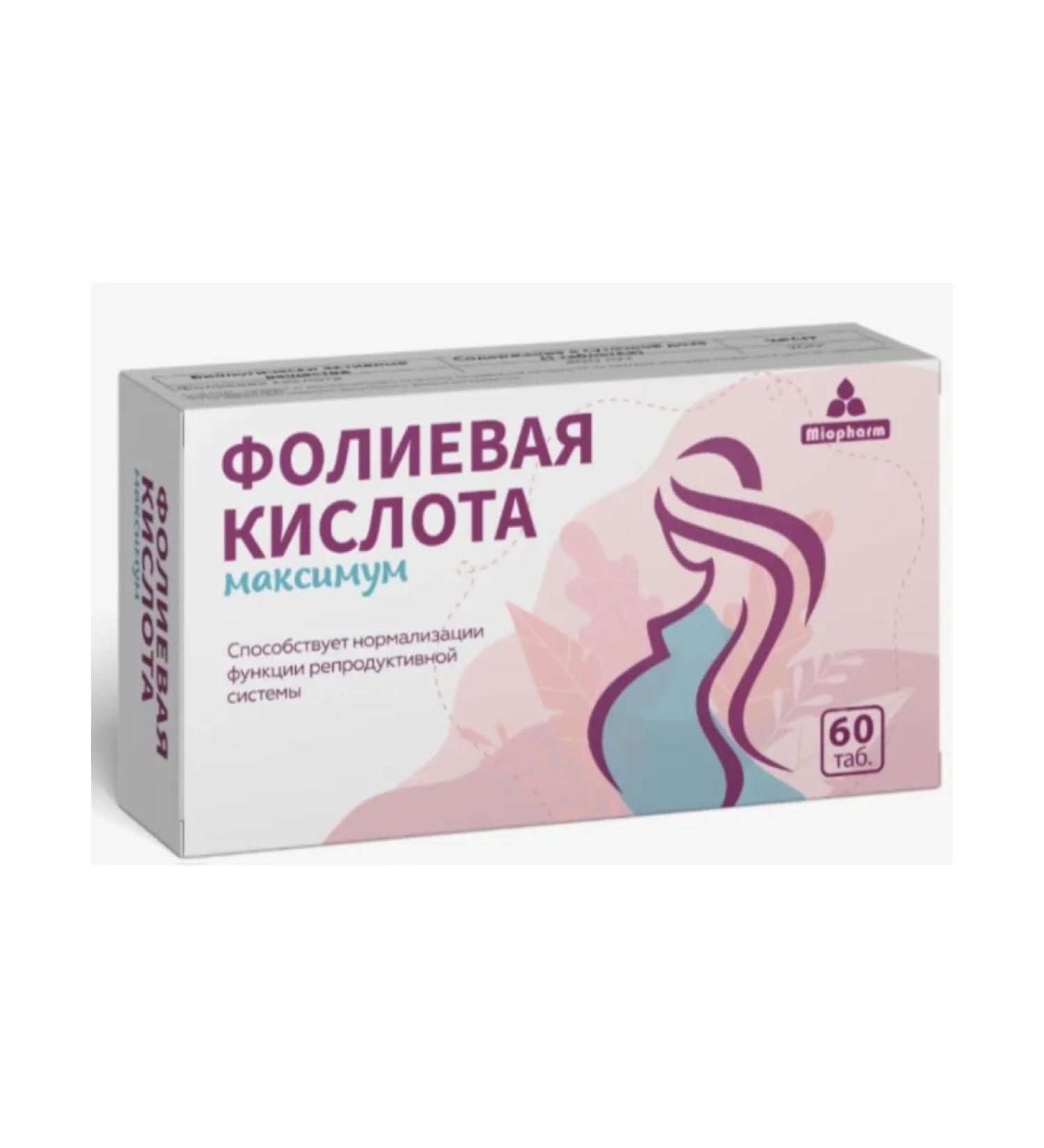 Miopharm LLC Folic acid 400 g 60 TAB 200 mg-3UP