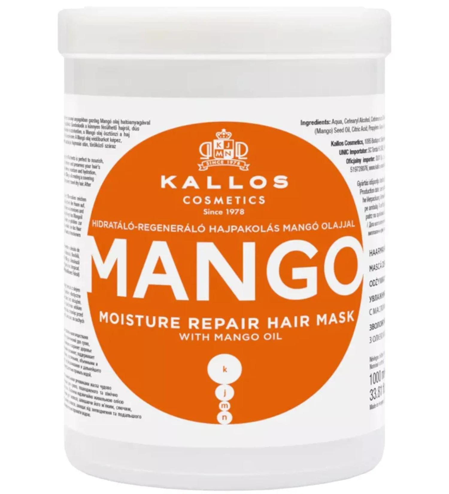 MousseEdge Moisturizing mask with mangoes for dry damaged Voloc 1l - Buy Online on GoSupps.com