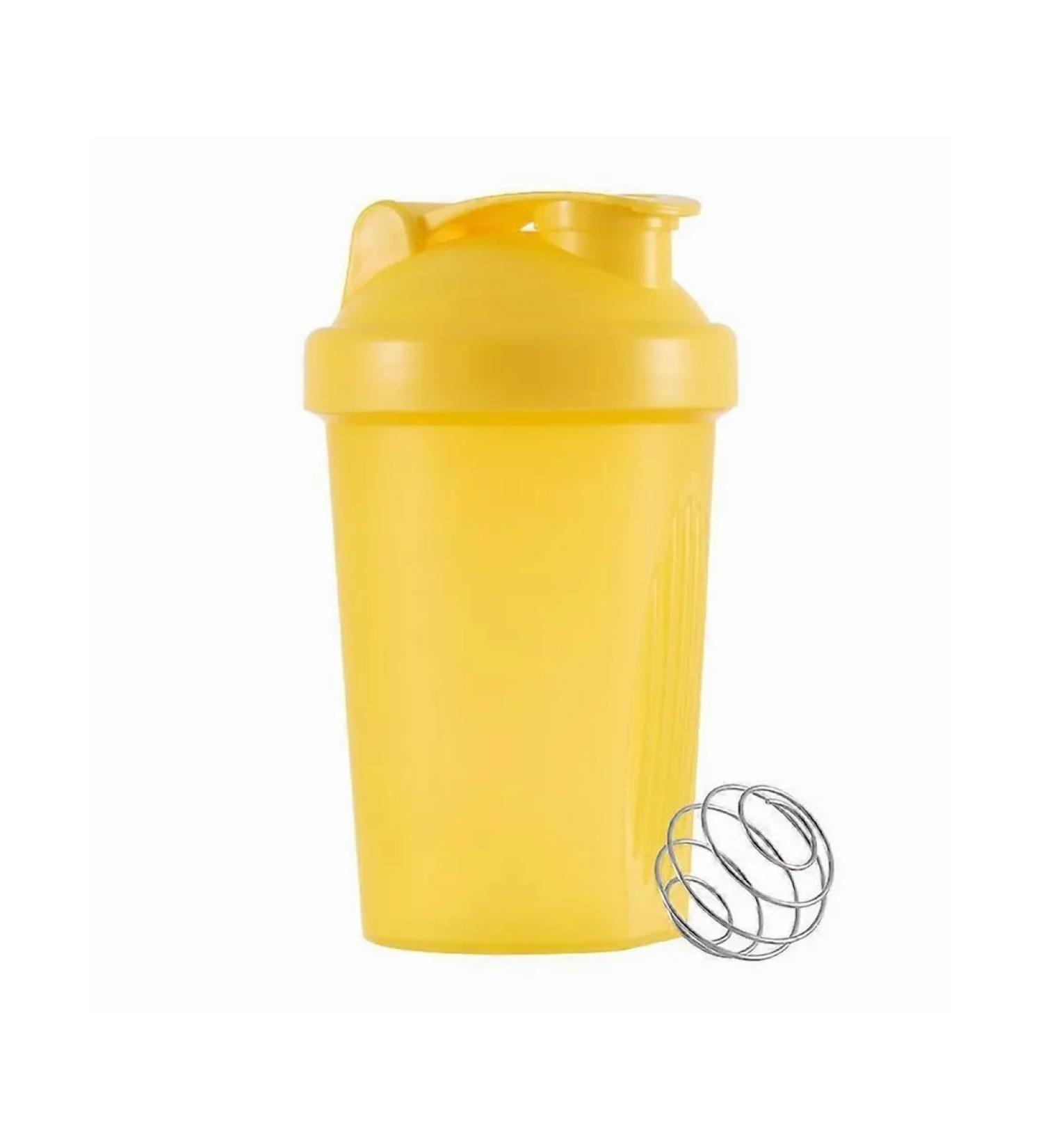 Colored bottles for protein 400 ml cv yellow - Buy Online on GoSupps.com