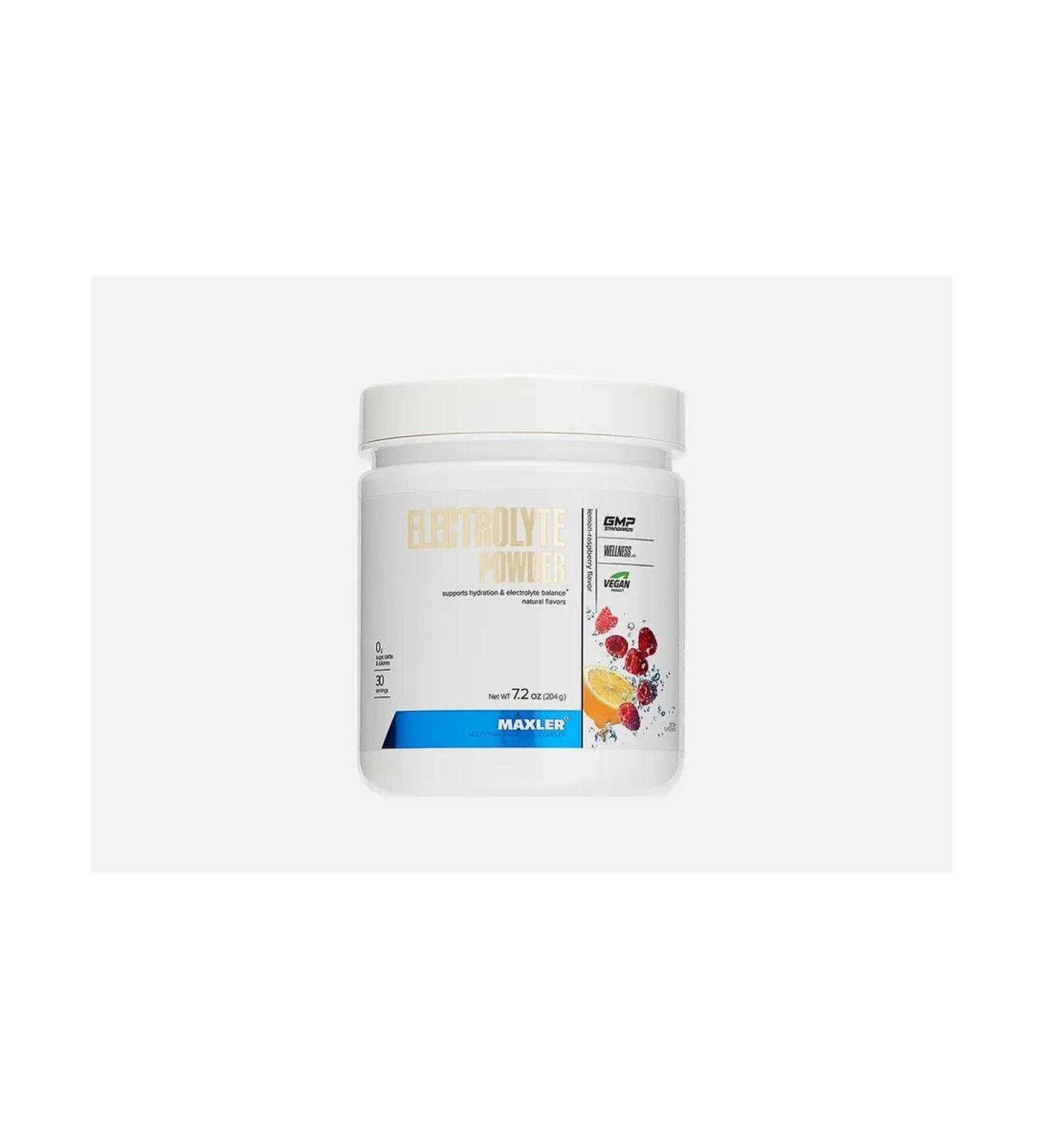Electrolyte Maxler Electrolyte Powder Lemon-Raspberry - Buy Online on GoSupps.com