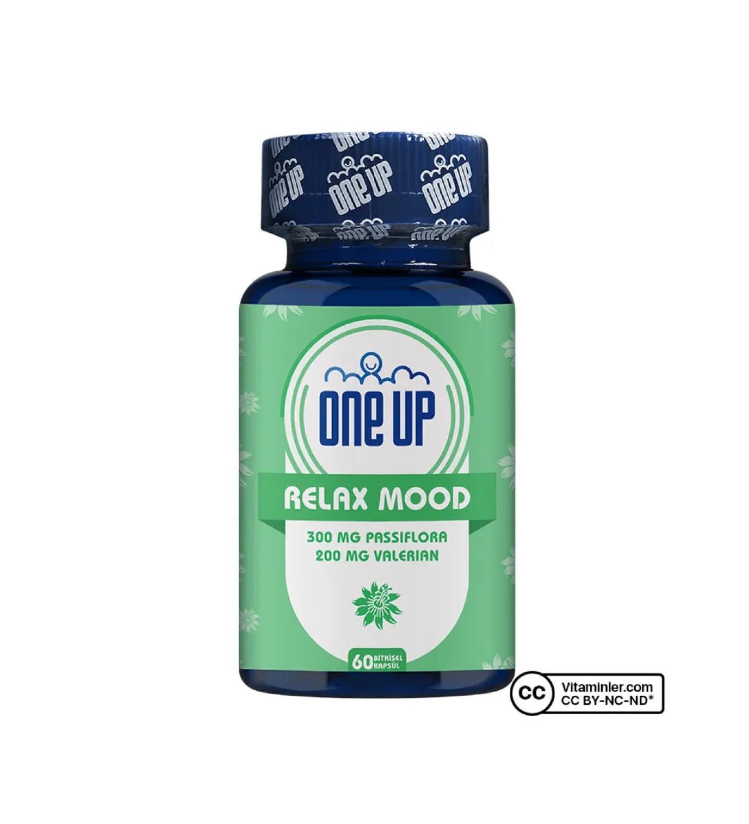 One Up Soothing Valerian and Passiflora 60 capsules T rkiye - Buy Online on GoSupps.com