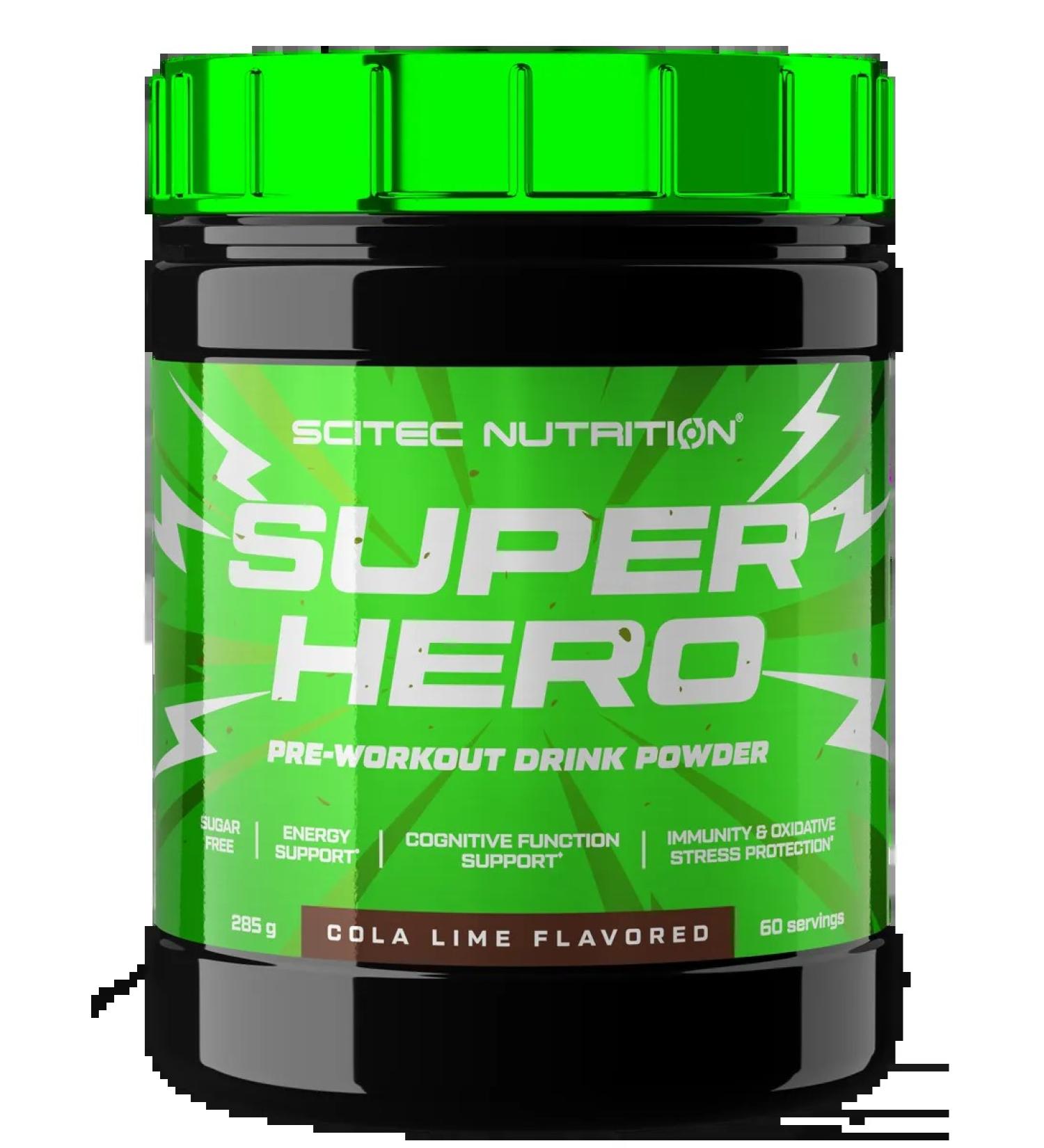 Scitec Nutrition Superhero pre-training complex 285 Cola Lim