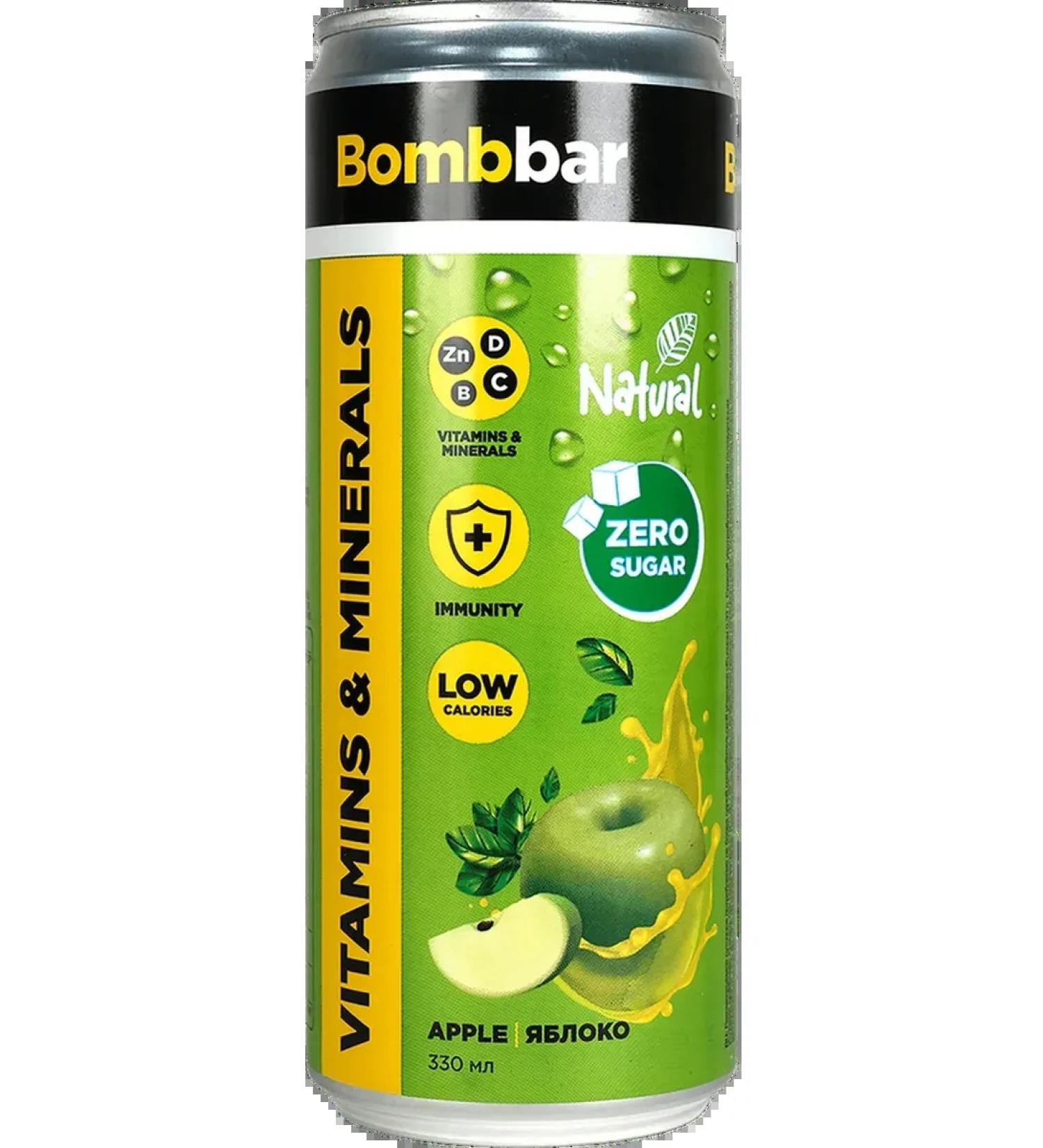 Bombbar Drink lemonade with an apple taste enriched 8pcs