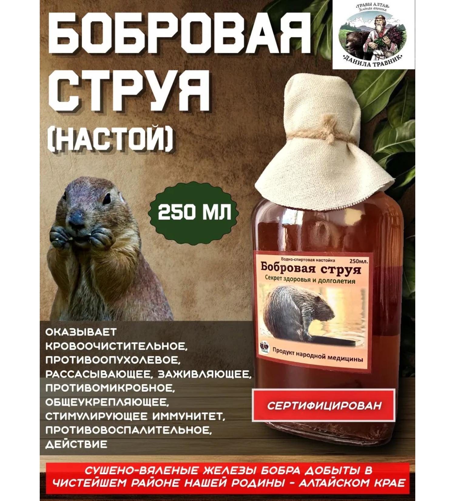 Danila Travnik Beaver stream tincture 250 ml - Buy Online on GoSupps.com