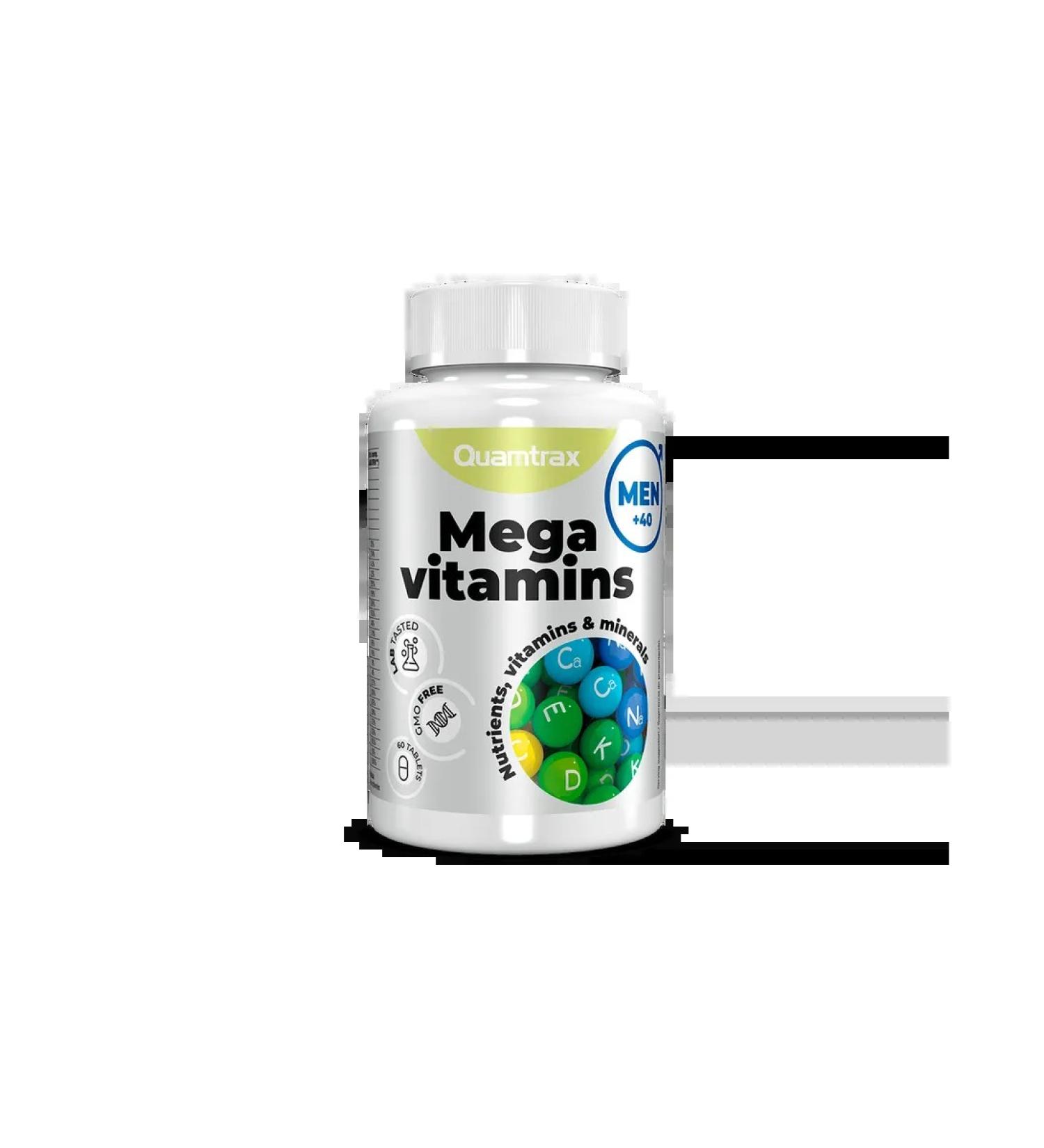 Quamtrax Nutrition Quamtrax mega vitamins for men 60 tab