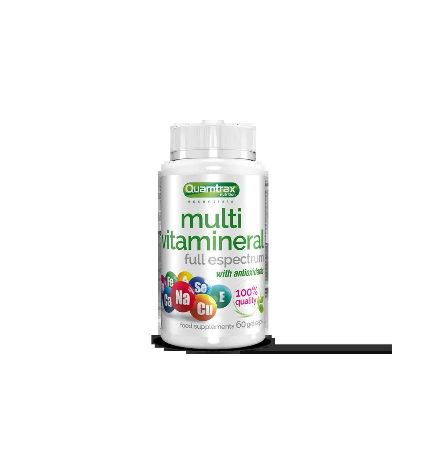 Quamtrax Nutrition Multi vitamineral vitamins and minerals for health 60k