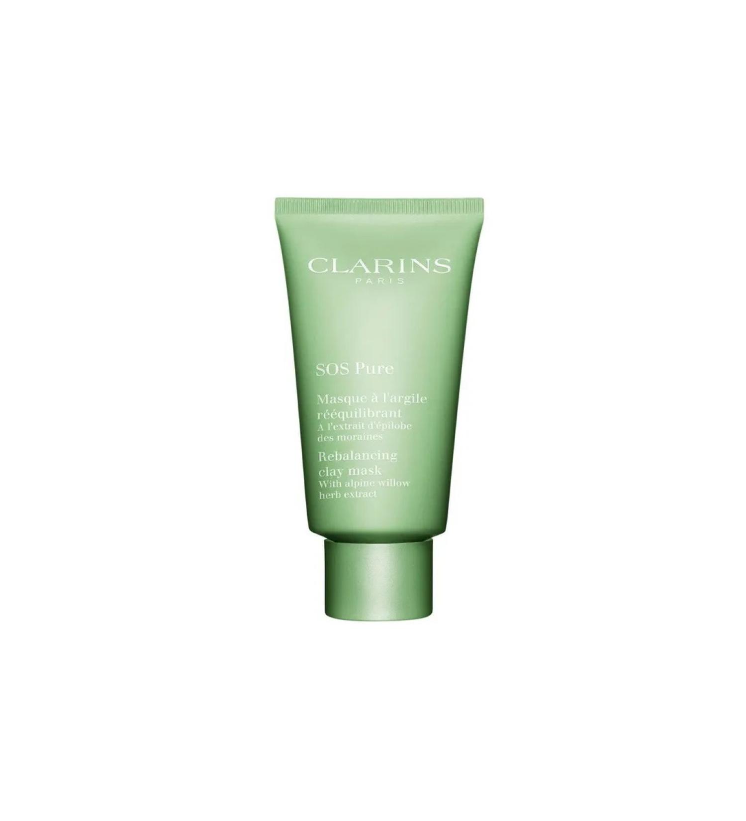 Clarins Sos Pure Mask Facial Mask Cleaning with Extract