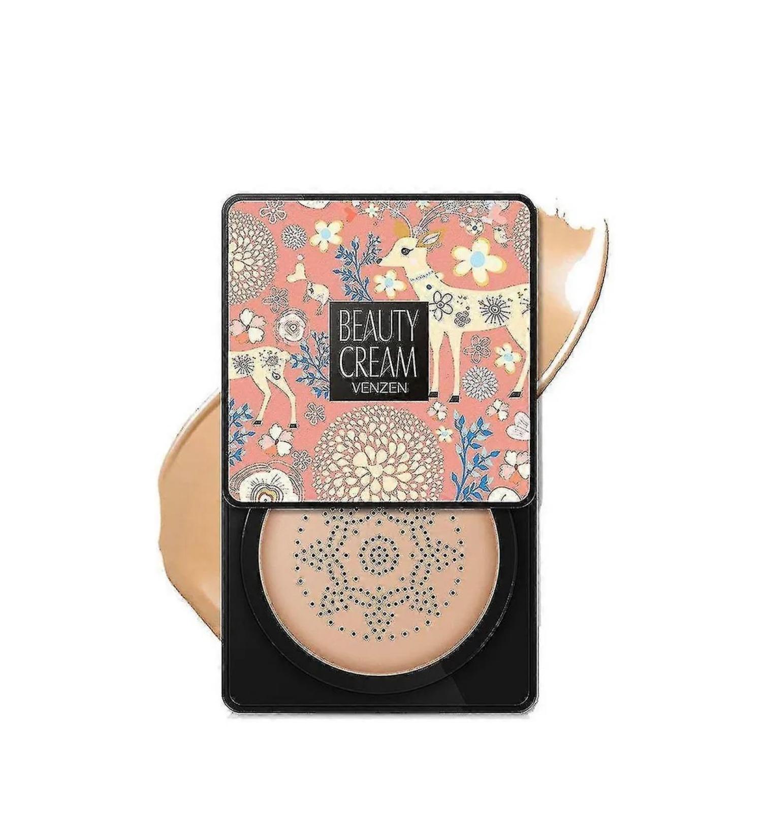 BB CC cream with mushroom sponge