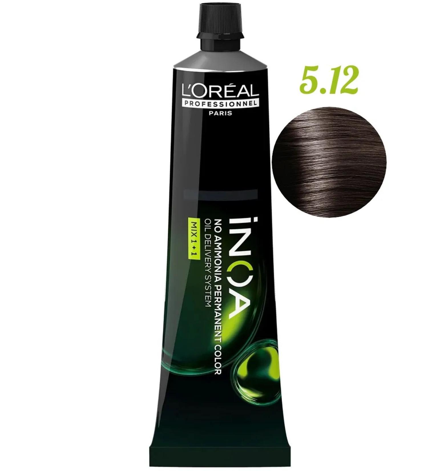 L'Oreal Professionnel Loreal Inoa 5.12 hair dye 60 ml - Buy Online on GoSupps.com