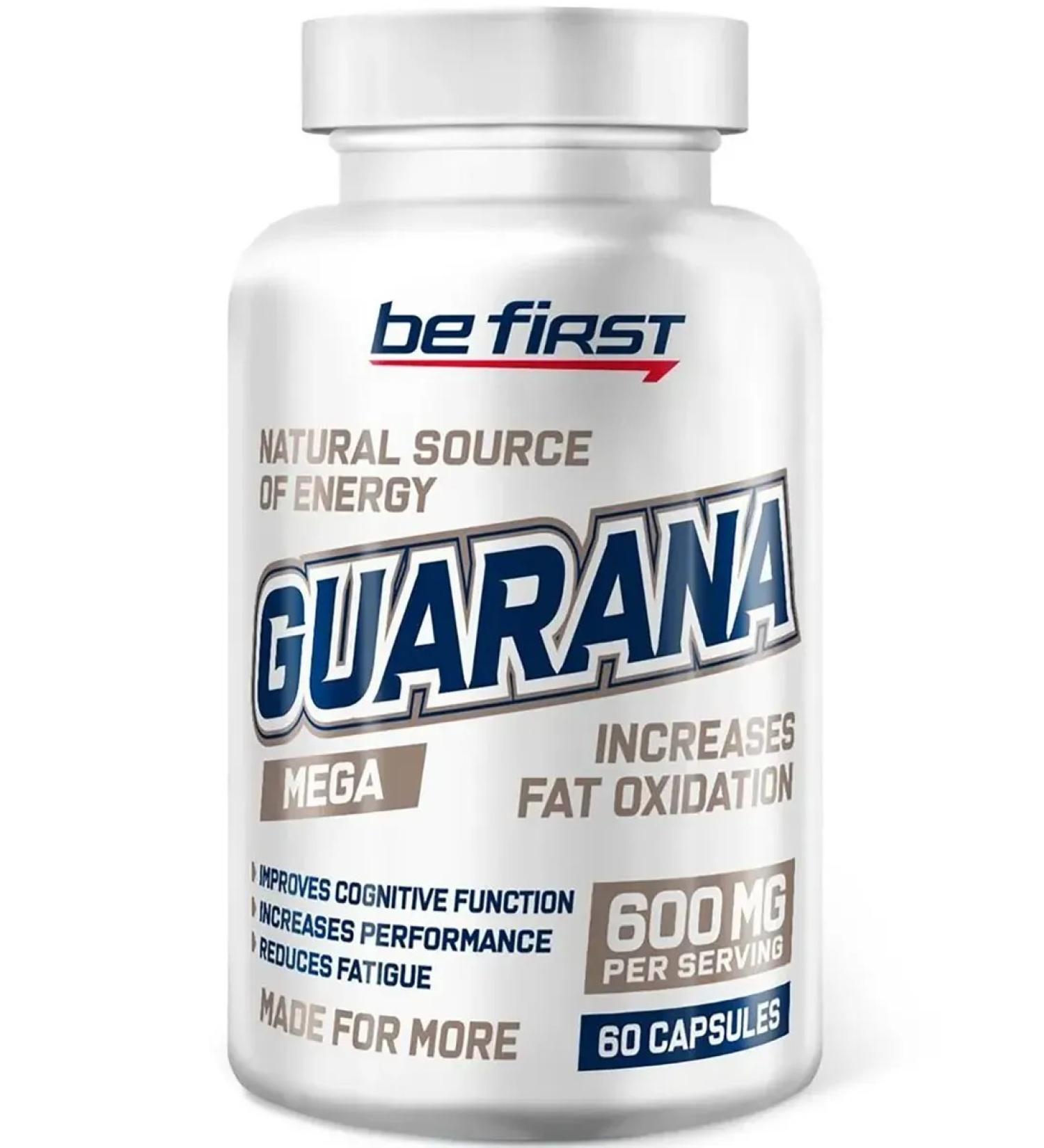 Be First Guarana Extract Capsules 60 Capsules - Guarana