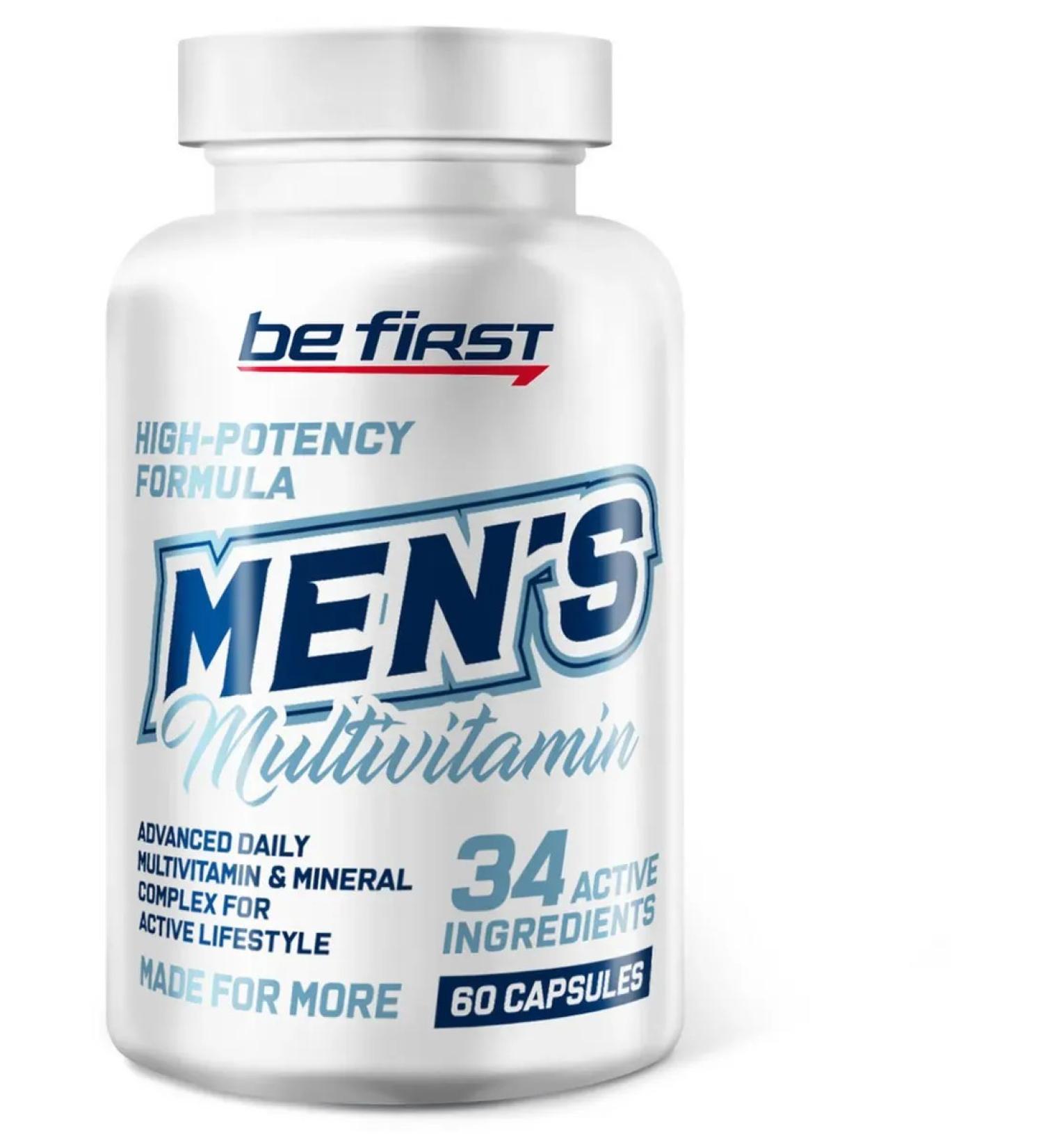 Be First Men's Multivitamin Vitamins for men 60 capsules