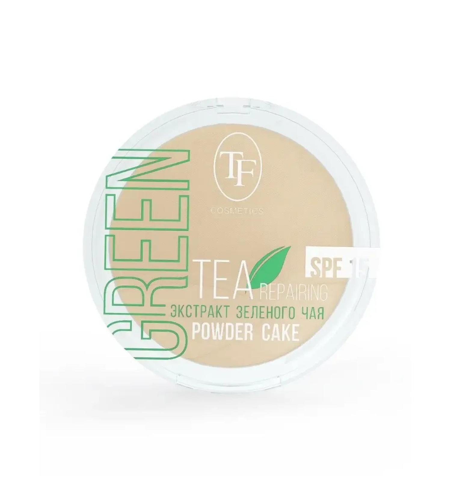 TF Cosmetics Facial powder Cake Green Tea Repairing 02 ivory